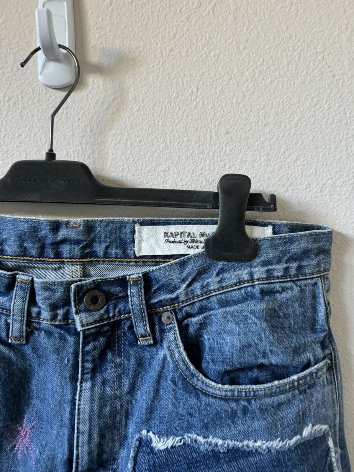 Kapital Kapital Patchwork OKABILLY Jeans GRAIL Size US 30 / EU 46 - 9 Thumbnail