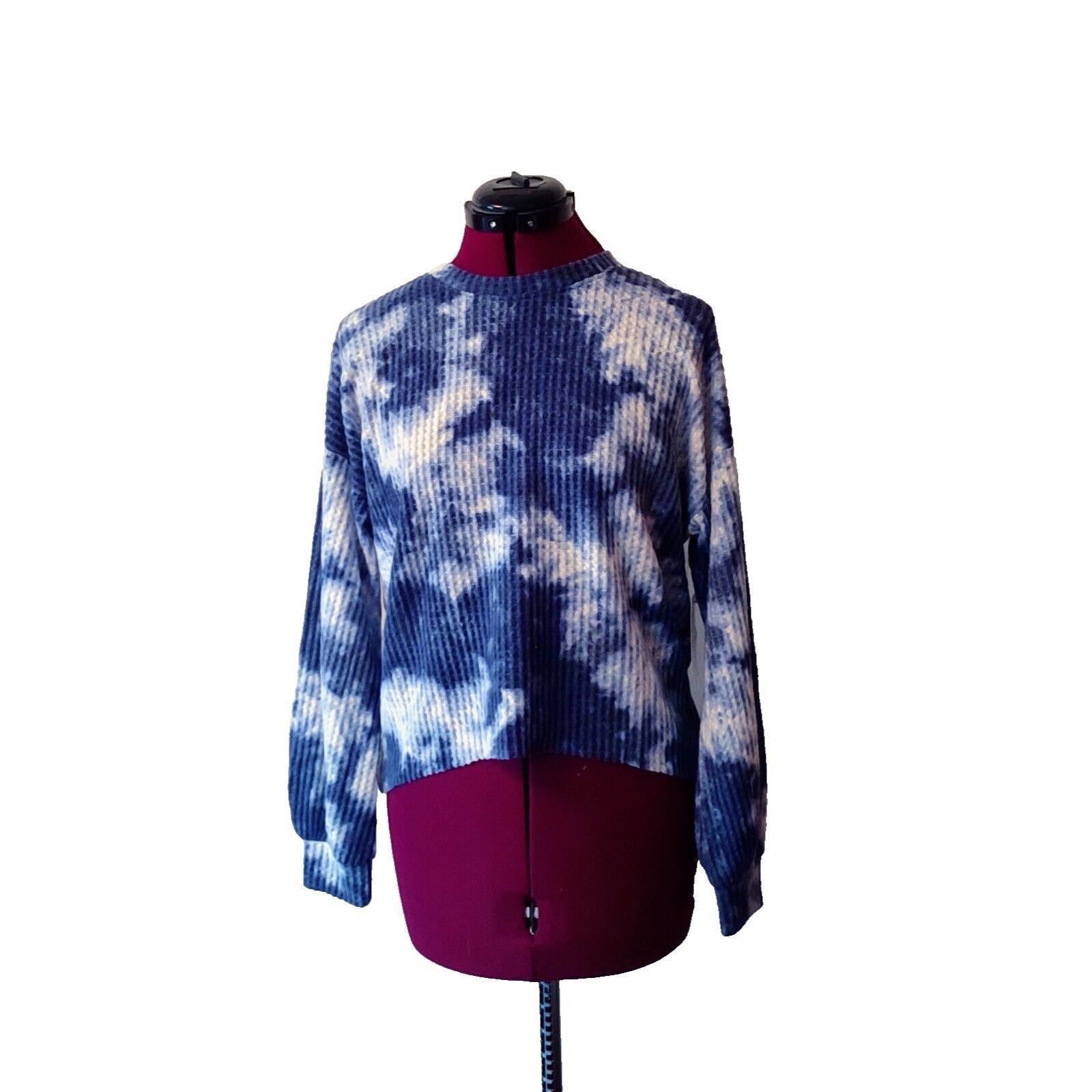 Other ABOUND Top Multicolor Women Waffle Weave Raw Hem Size Small Size S / US 4 / IT 40 - 1 Thumbnail
