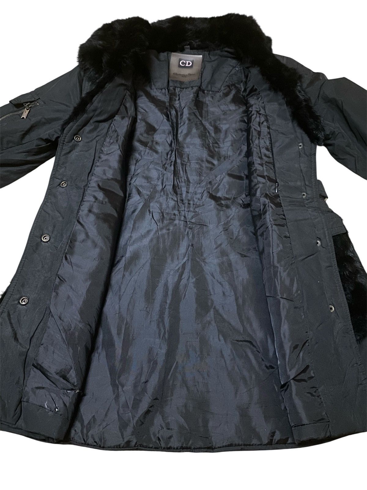 Dior Christian Dior Double Pocket Fur Collar And Cuff Jacket Size M / US 6-8 / IT 42-44 - 4 Thumbnail
