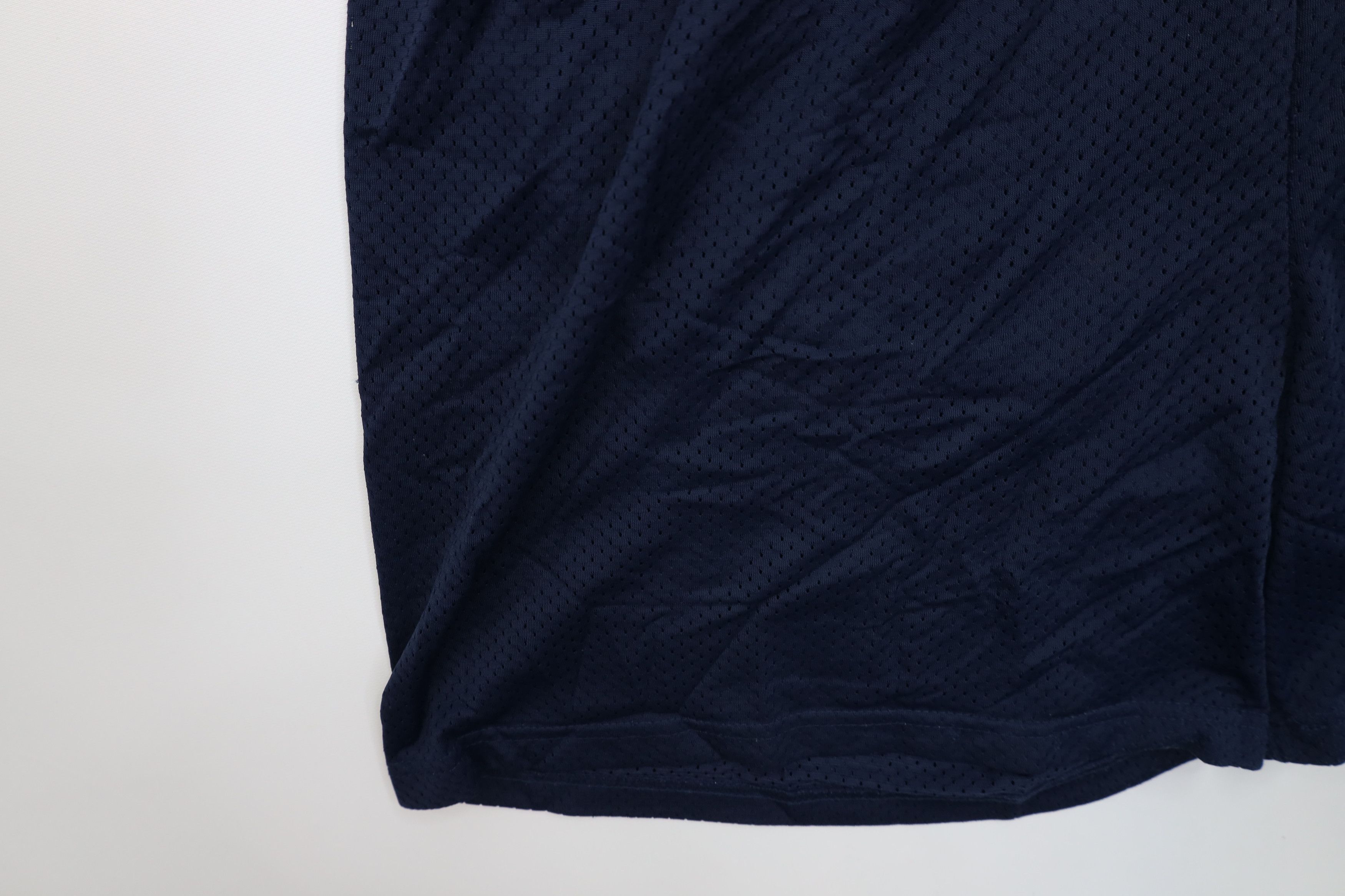 Reebok Vintage 90s Reebok Spell Above Knee Mesh Shorts Navy Blue Size US 34 / EU 50 - 8 Thumbnail