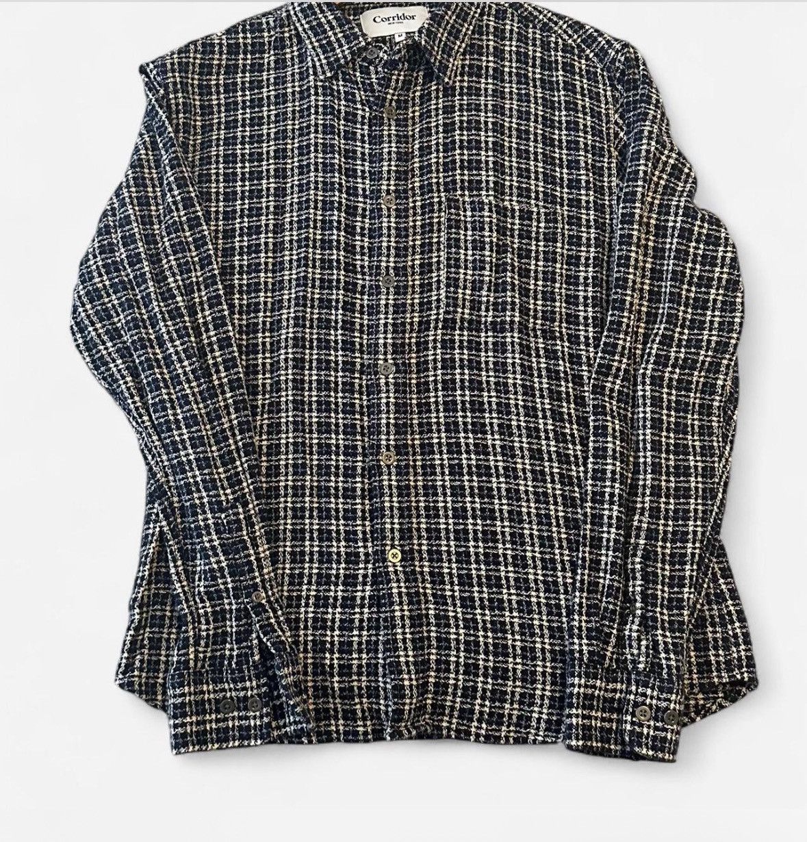 Corridor Reverse Tweed Snow Check Shirt Size US M / EU 48-50 / 2 - 1 Thumbnail