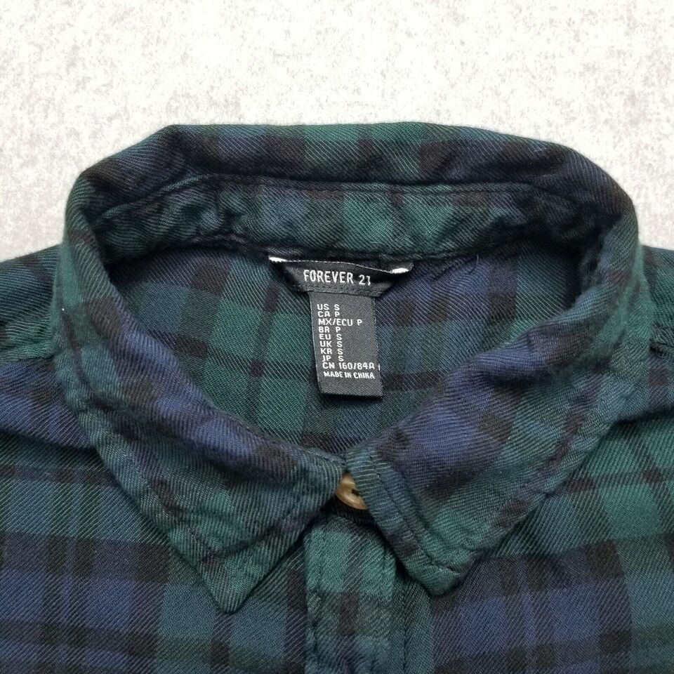 Forever 21 Forever 21 Shirt Womens Small Plaid Button Up Long Sleeve Size S / US 4 / IT 40 - 5 Thumbnail