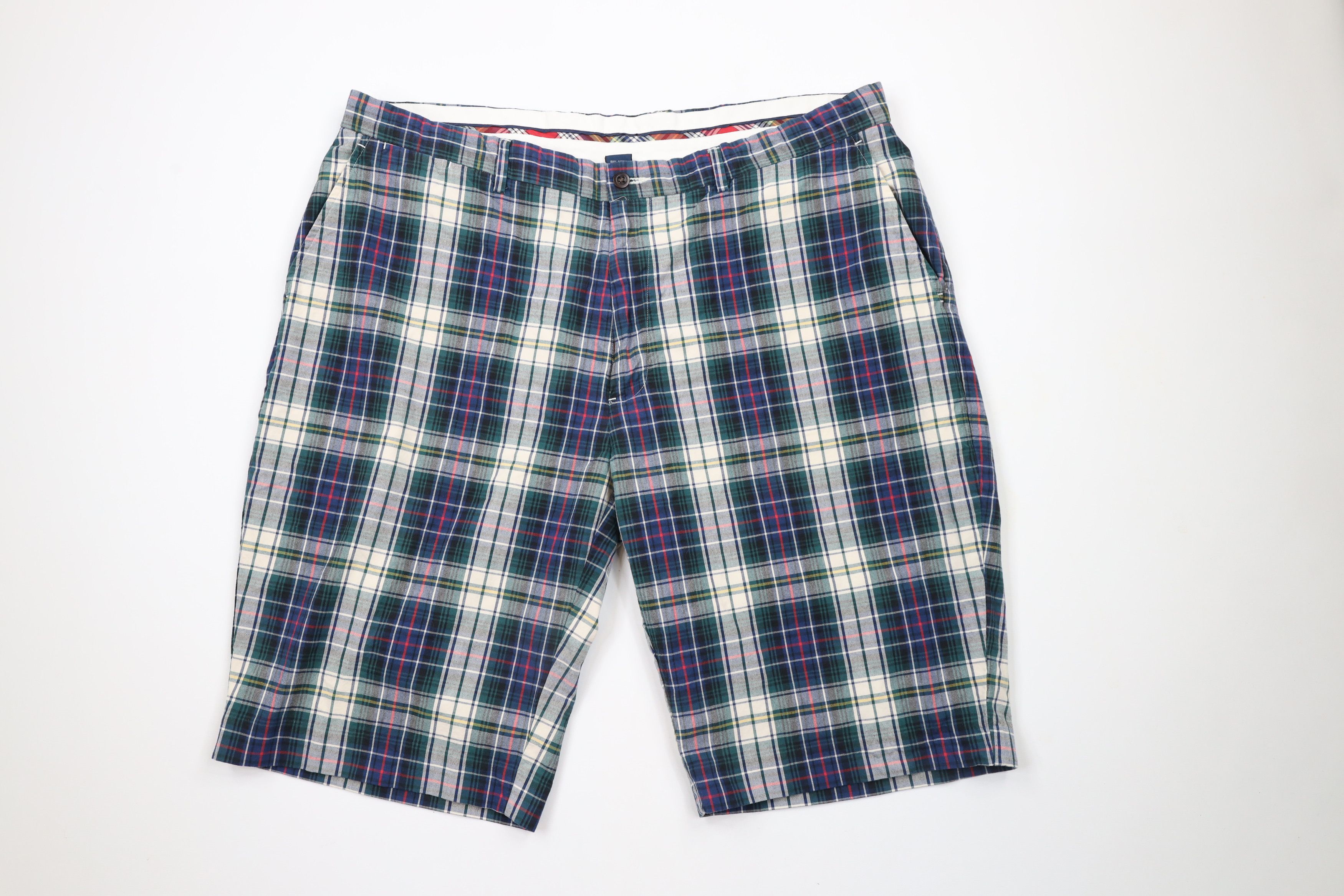Ralph Lauren × Vintage Vintage 90s Ralph Lauren Golf Chino Shorts Plaid Cotton Size US 40 / EU 56 - 1 Thumbnail