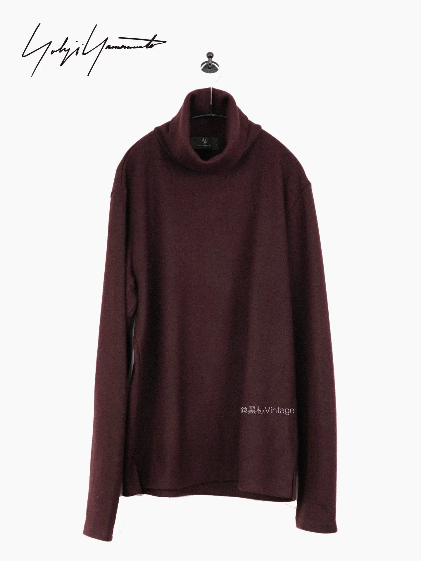 Yohji Yamamoto Yohji Yamamoto 05AW yohji High Neck Bordeaux Red Knit 3 Size US L / EU 52-54 / 3 - 1 Thumbnail