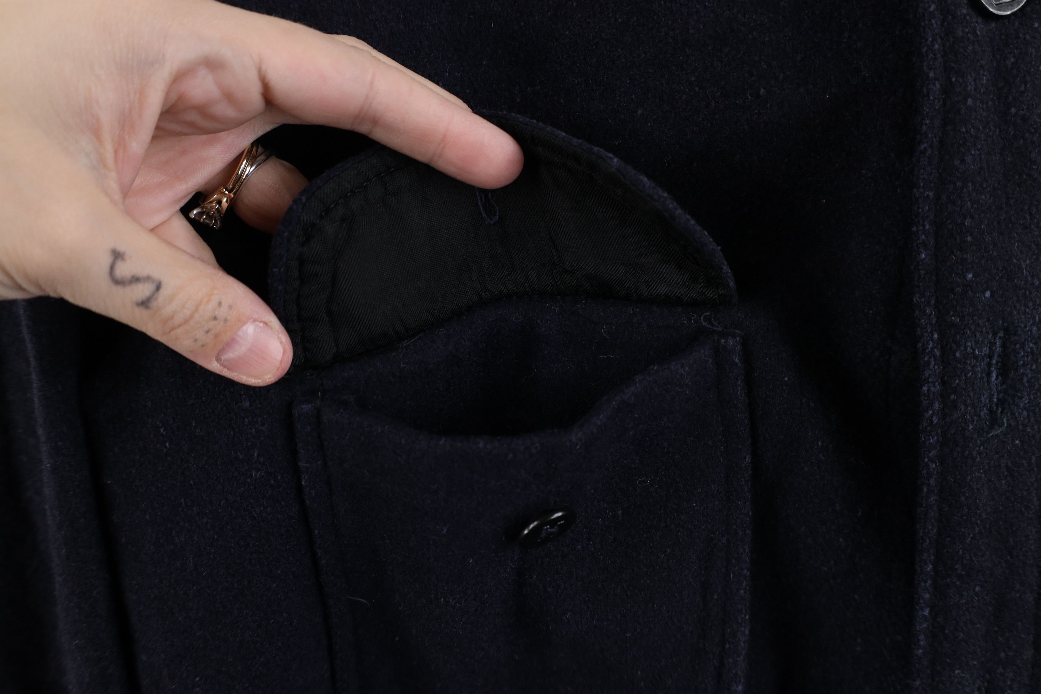 Vintage Vintage 50s 60s Streetwear Wool CPO Shirt Jacket Jac Shirt Size US S / EU 44-46 / 1 - 6 Thumbnail