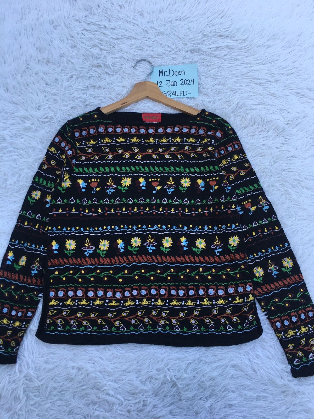 Kenzo Rare Vintage KENZO Knitwear/ Sweater Size S / US 4 / IT 40 - 4 Thumbnail