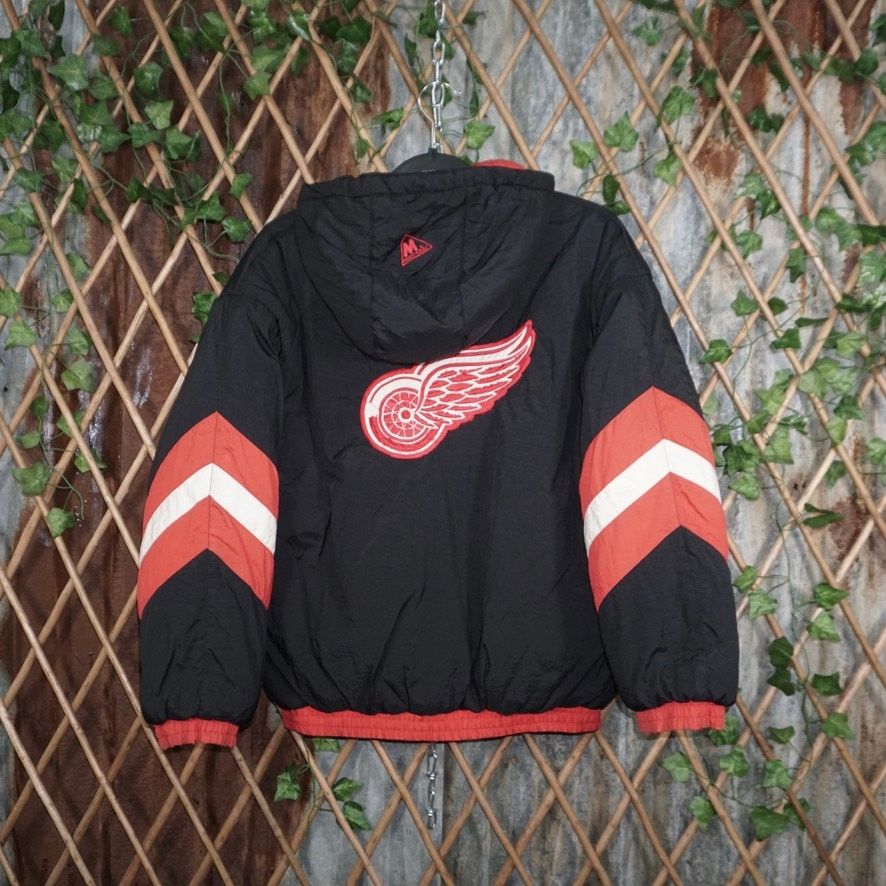 NHL Large - Vintage / Y2K Detroit Red Wings Reversible jacket Size XL / US 12-14 / IT 48-50 - 3 Thumbnail