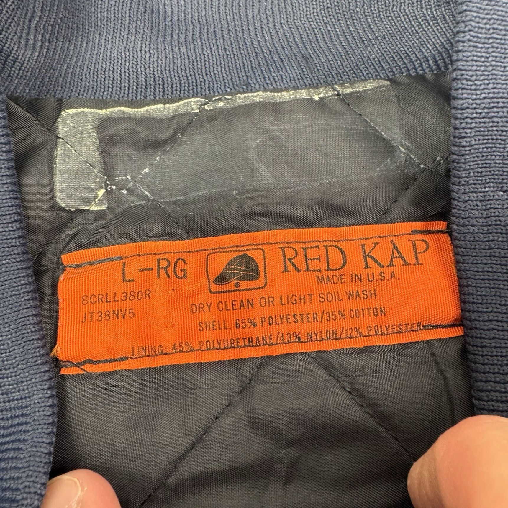 Red Kap Vintage Red Kap Jacket Adult Large Blue Workwear Hipster Grunge Made In USA Size US L / EU 52-54 / 3 - 3 Thumbnail