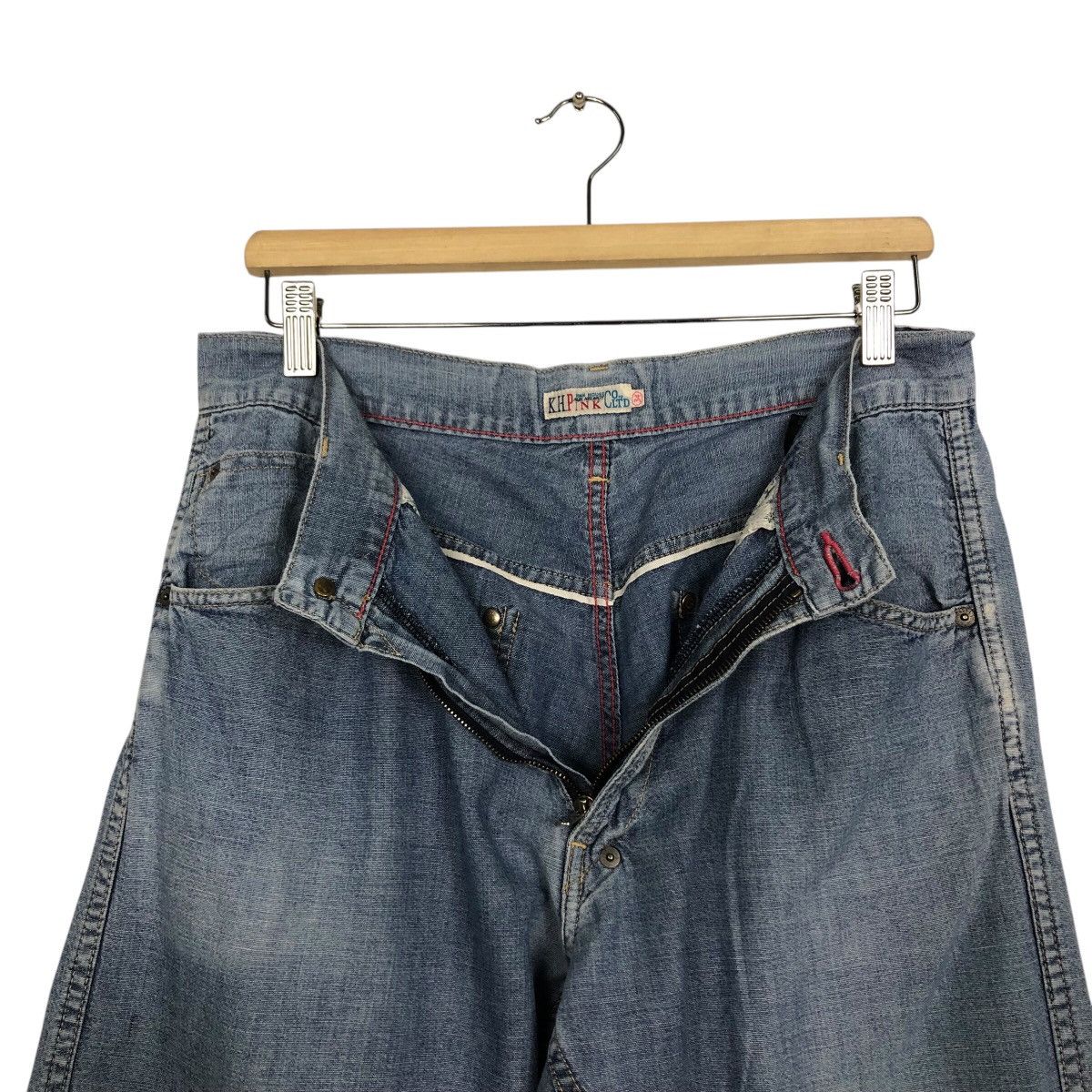 Japanese Brand 📌Vintage Denim Jeans Pink House Karl Helmut Japan Size 32" / US 10 / IT 46 - 19 Thumbnail