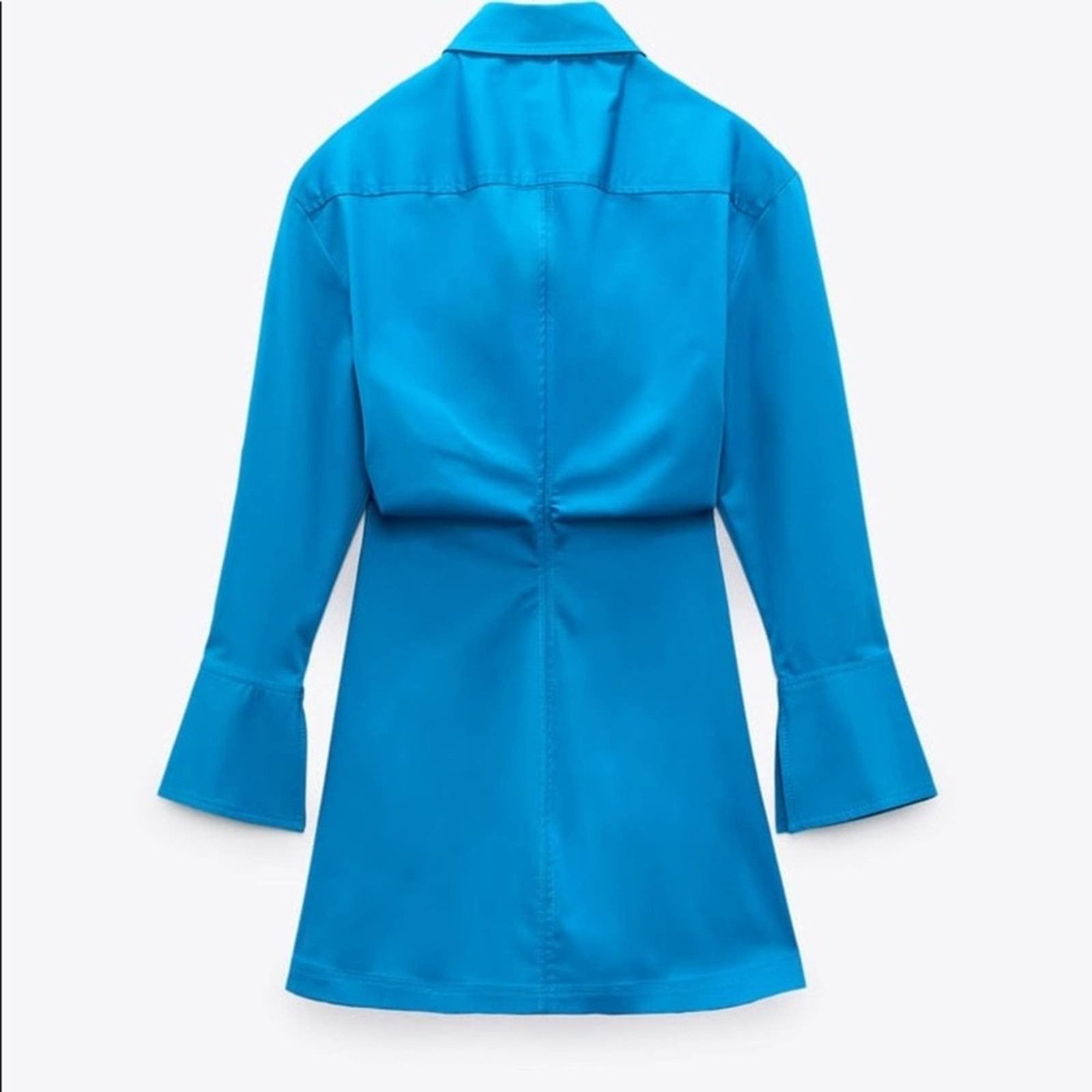 Zara ZARA BLOGGER FAVORITE COTTON SHIRT DRESS Size M / US 6-8 / IT 42-44 - 16 Thumbnail