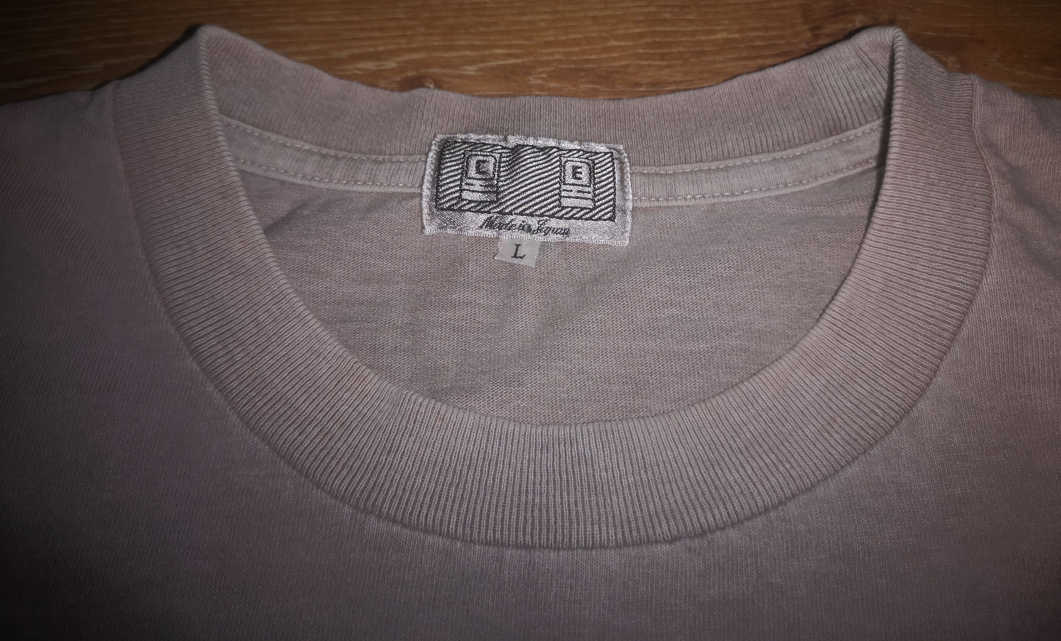 Cav Empt × Japanese Brand Distressed Toby Feltwell Cav Empt C.E. Japan Embroidered Tee Size US L / EU 52-54 / 3 - 3 Thumbnail
