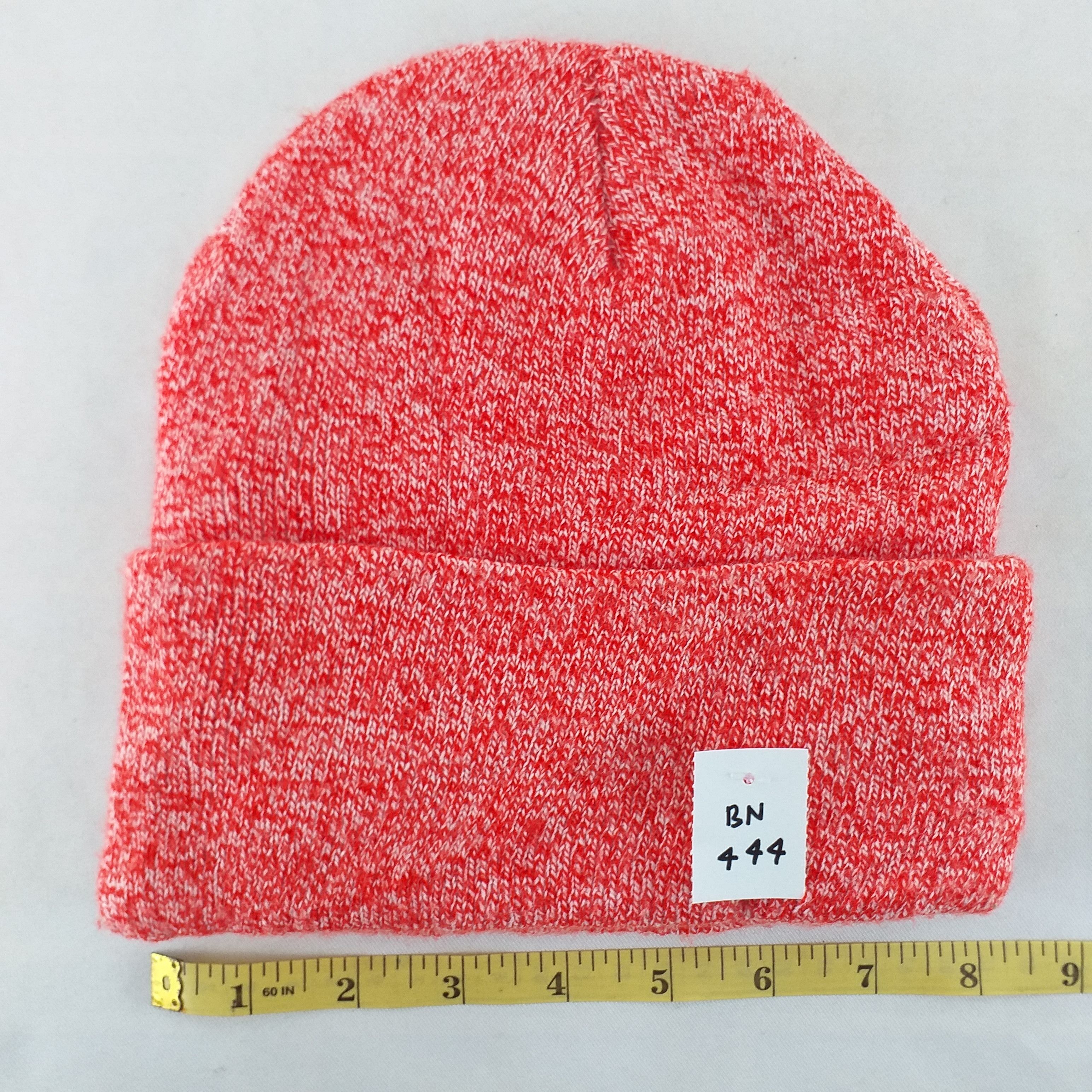 Vintage Tuque Plain Snow Cap Hat Beanie -BN444 Size ONE SIZE - 3 Thumbnail