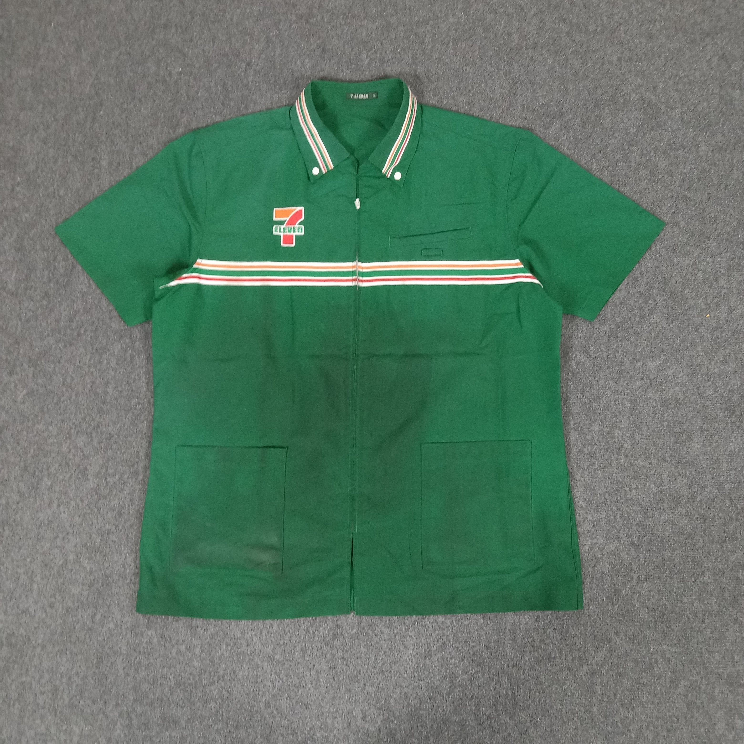 Japanese Brand × Vintage 7 Eleven Japanese Brand Uniform Jacket Size US L / EU 52-54 / 3 - 3 Thumbnail