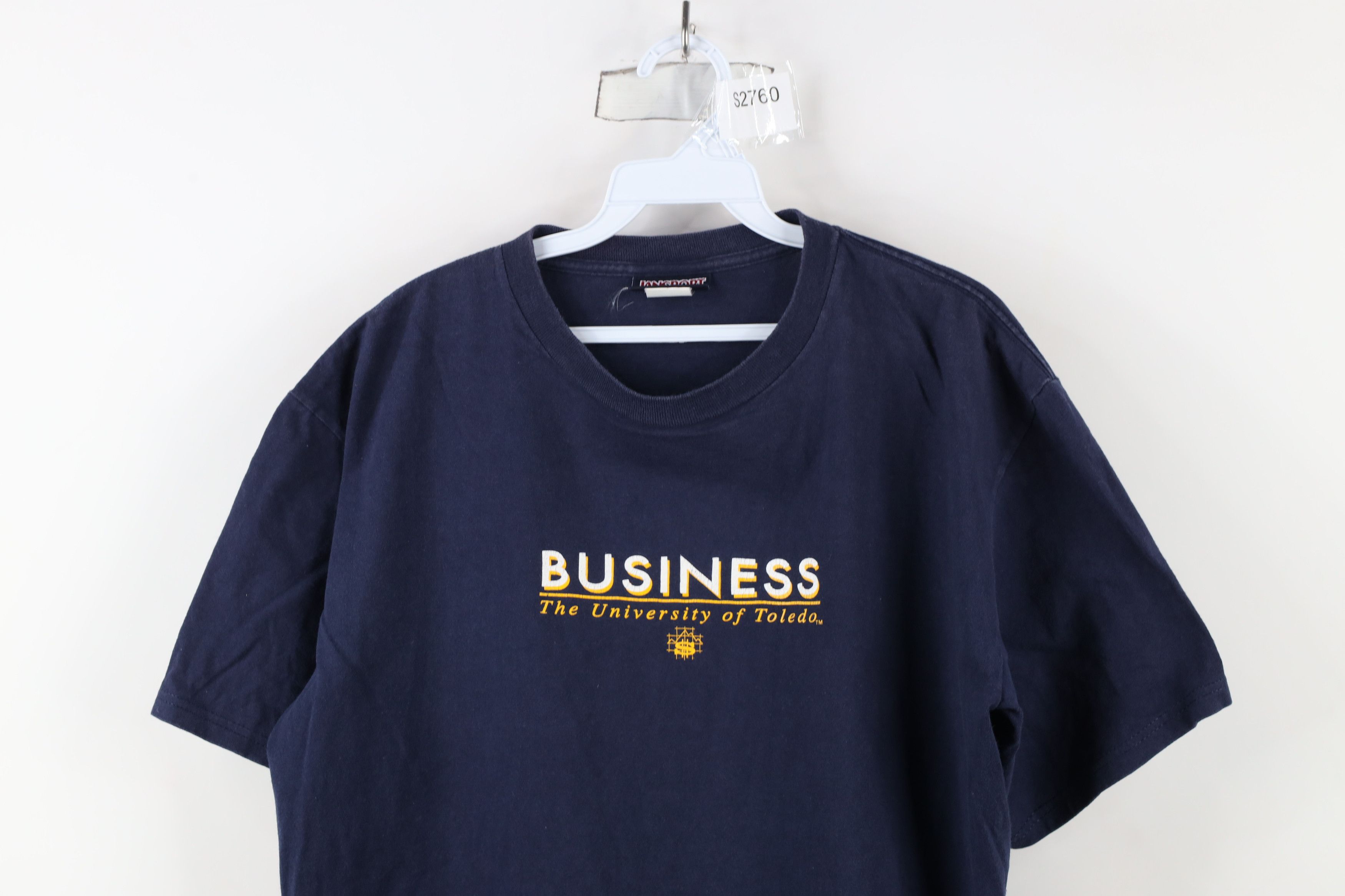 Vintage Vintage 90s Business The University of Toledo T-Shirt Blue Size US L / EU 52-54 / 3 - 2 Thumbnail