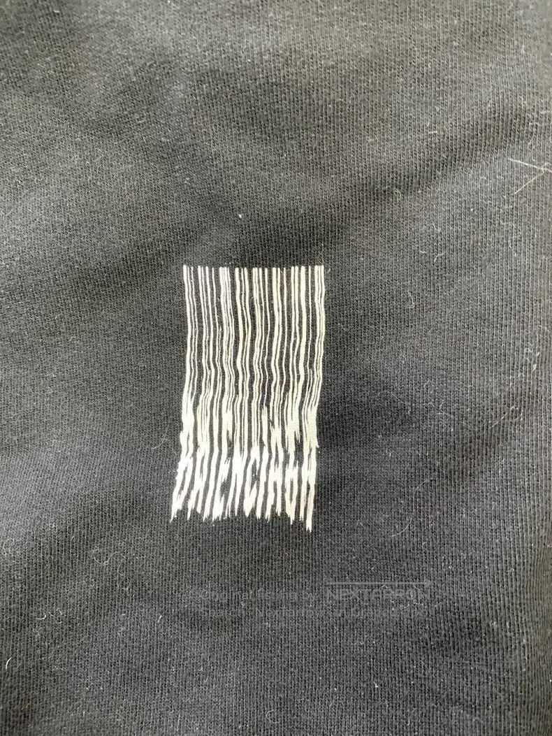 Balenciaga Balenciaga Barcode Print Long Sleeve Sweatshirt Black Size US S / EU 44-46 / 1 - 3 Thumbnail