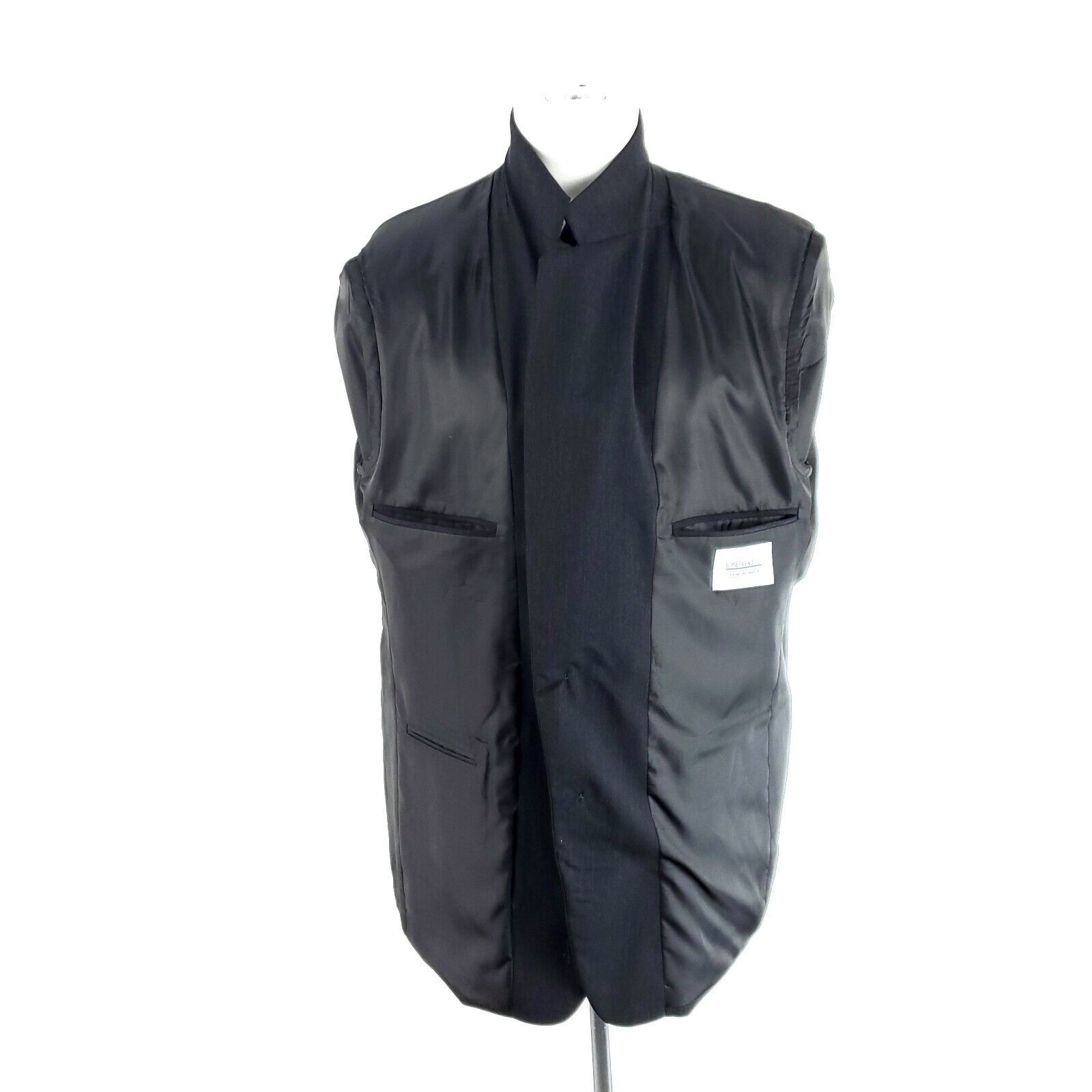 Joseph & Feiss Joseph Feiss Comfort Stretch Wool 2 Button Blazer 46R Gray Size 46R - 9 Thumbnail