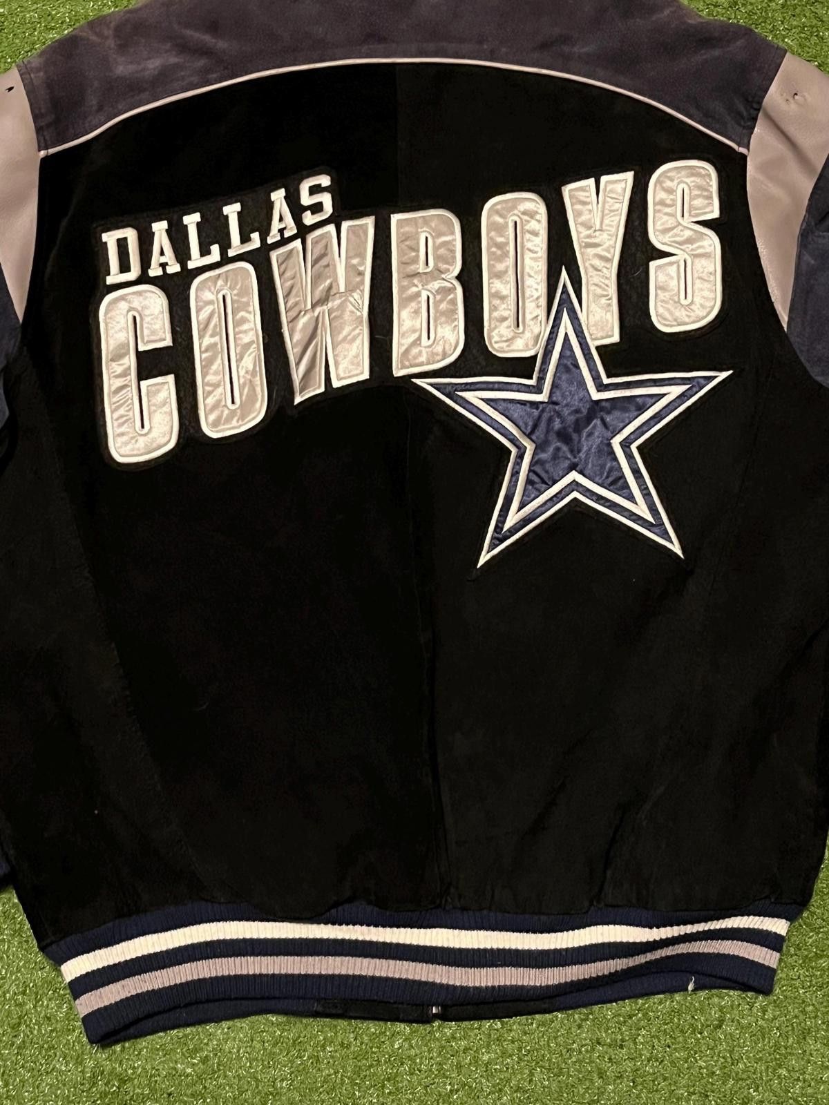 NFL Vintage Dallas Cowboys Leather and Suede Jacket Size ONE SIZE - 5 Thumbnail