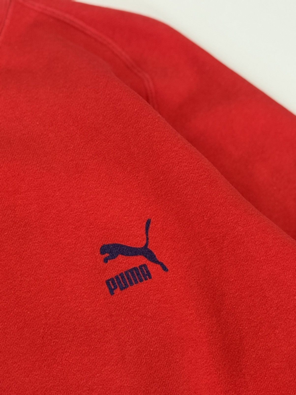 Puma 🔥 Vintage Japan Puma sport Distressed Sweatshirt Size US S / EU 44-46 / 1 - 4 Thumbnail