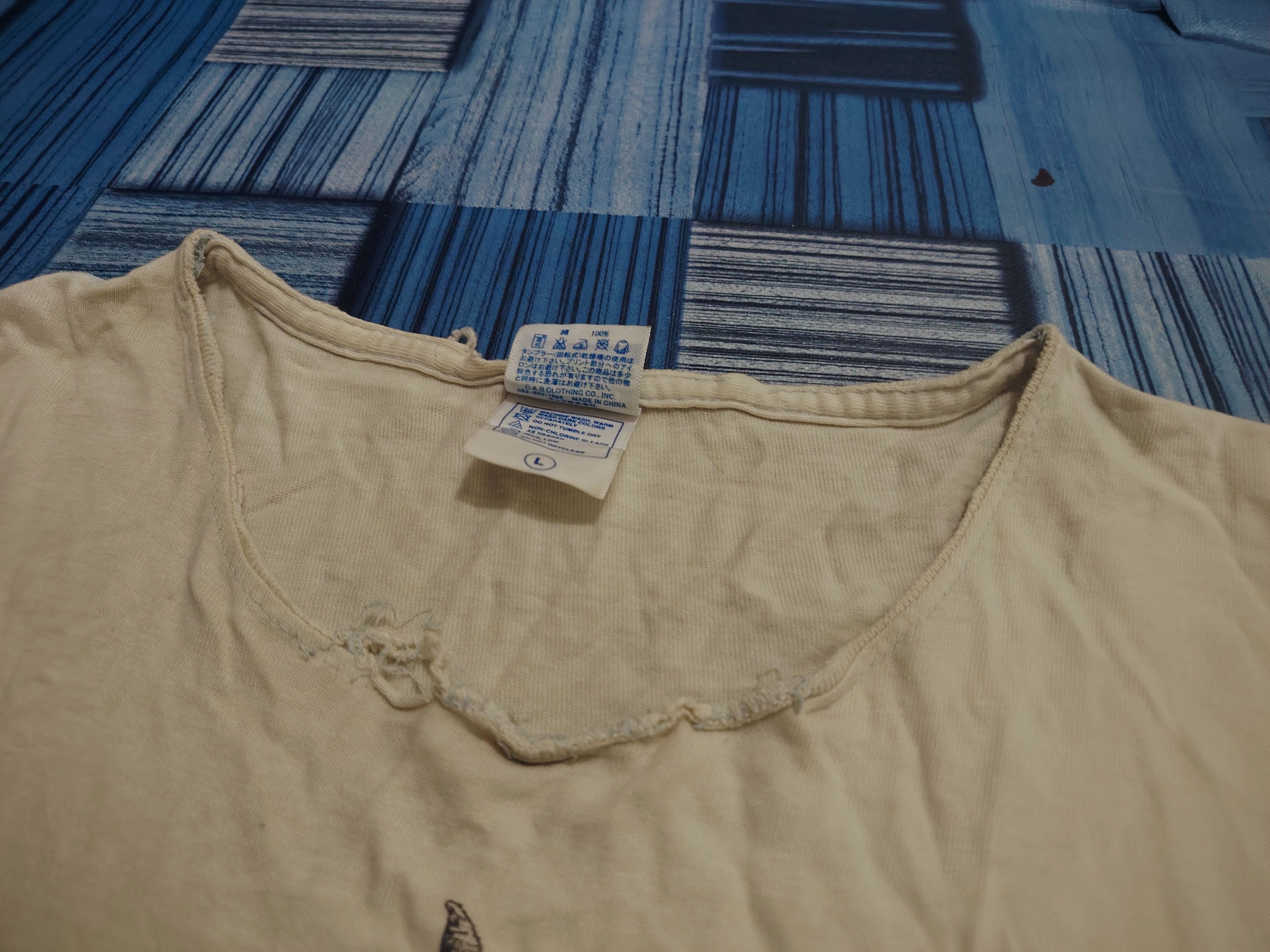 If Six Was Nine Rare Japanese project NYX seraphim diary Thrashed sleeveless Size US L / EU 52-54 / 3 - 5 Thumbnail