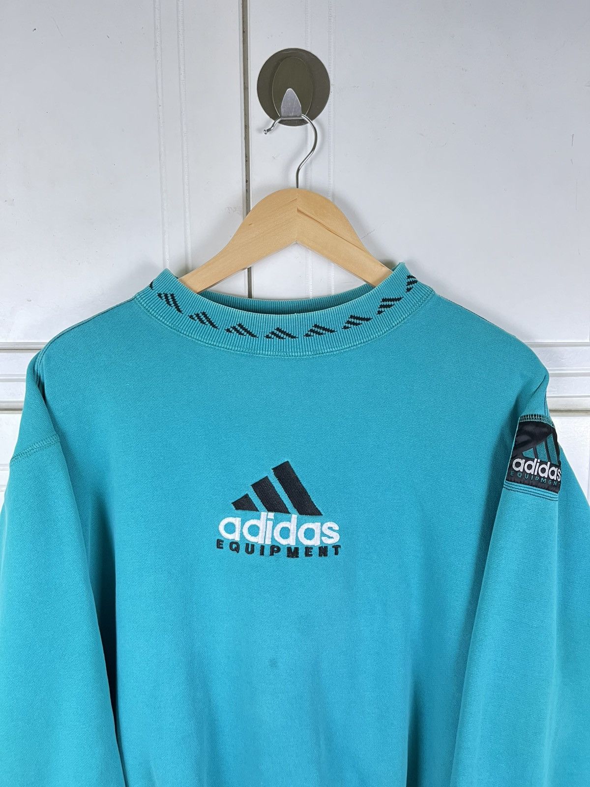 Adidas × Vintage Vintage Adidas Equipment Crewneck Size US M / EU 48-50 / 2 - 2 Thumbnail
