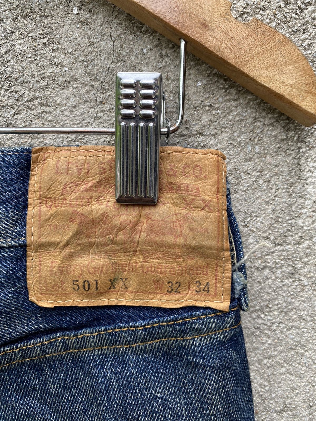 Levi's Vintage Clothing Vintage Levi’s 501xx Big E Selvedge Jeans Made in Japan Size US 31 - 8 Thumbnail