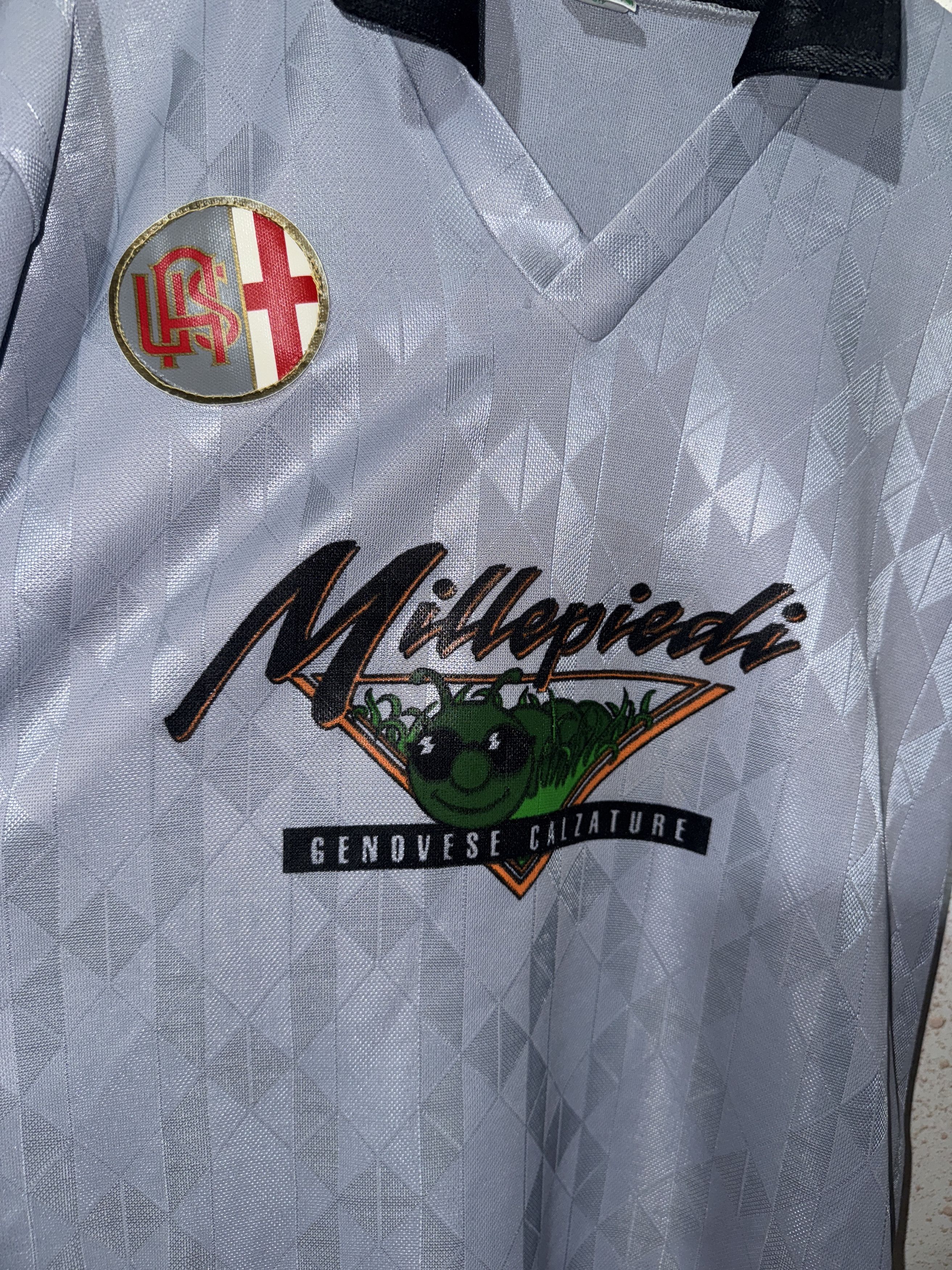Kappa × Vintage US Alessandria 1994/95 Player Issue Home Diadora Shirt #11 Size US XL / EU 56 / 4 - 3 Thumbnail