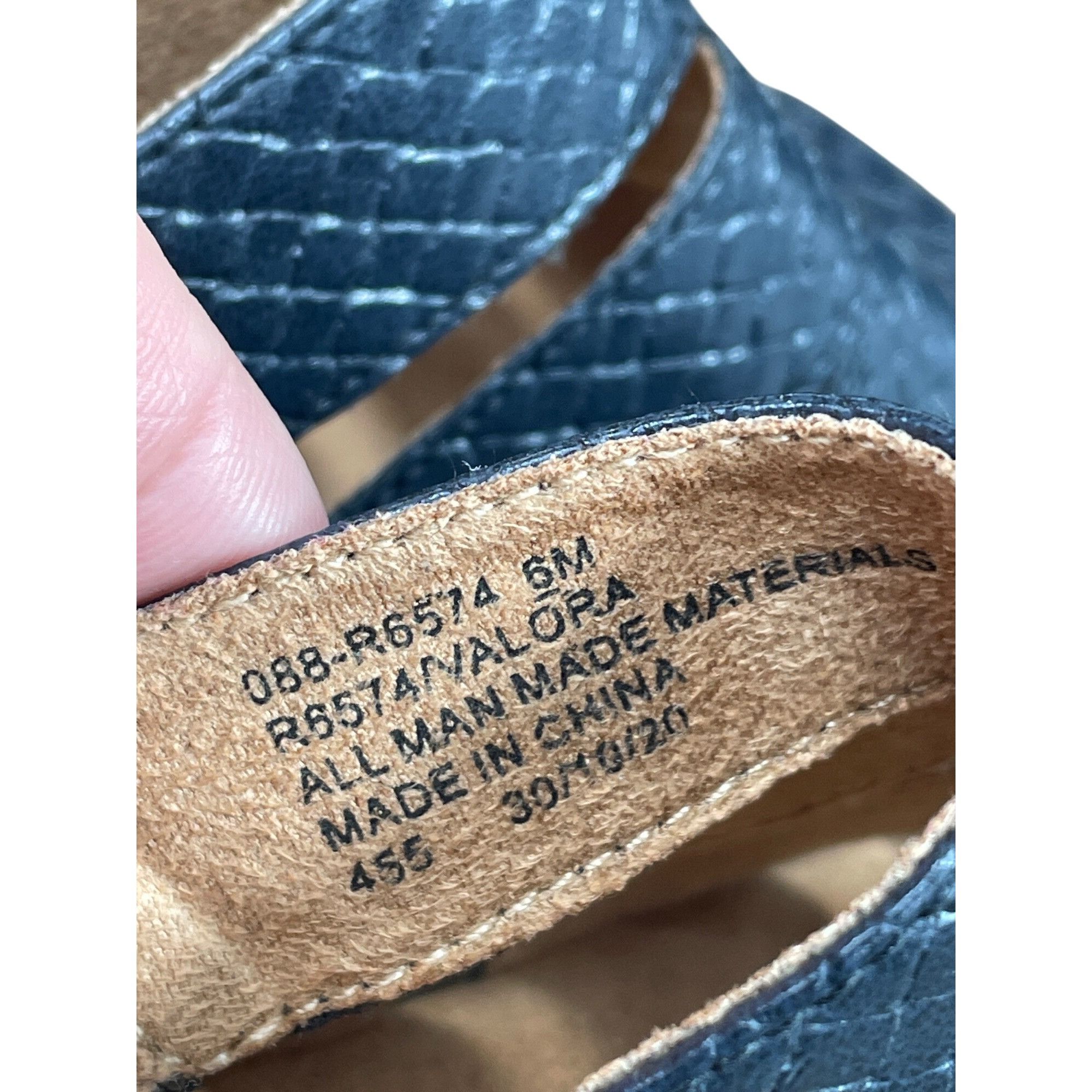 Other Rialto Womens synthetic Navy Blue Slide Wedge Sandals Sz 6M Size US 6 / IT 36 - 6 Thumbnail