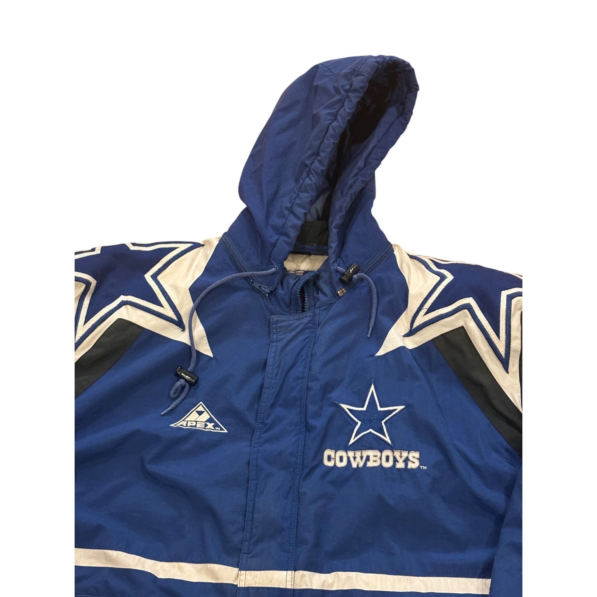 Apex One Vintage 90's Apex One Dallas Cowboys NFL Pro Line Hooded Puf Size US L / EU 52-54 / 3 - 5 Thumbnail