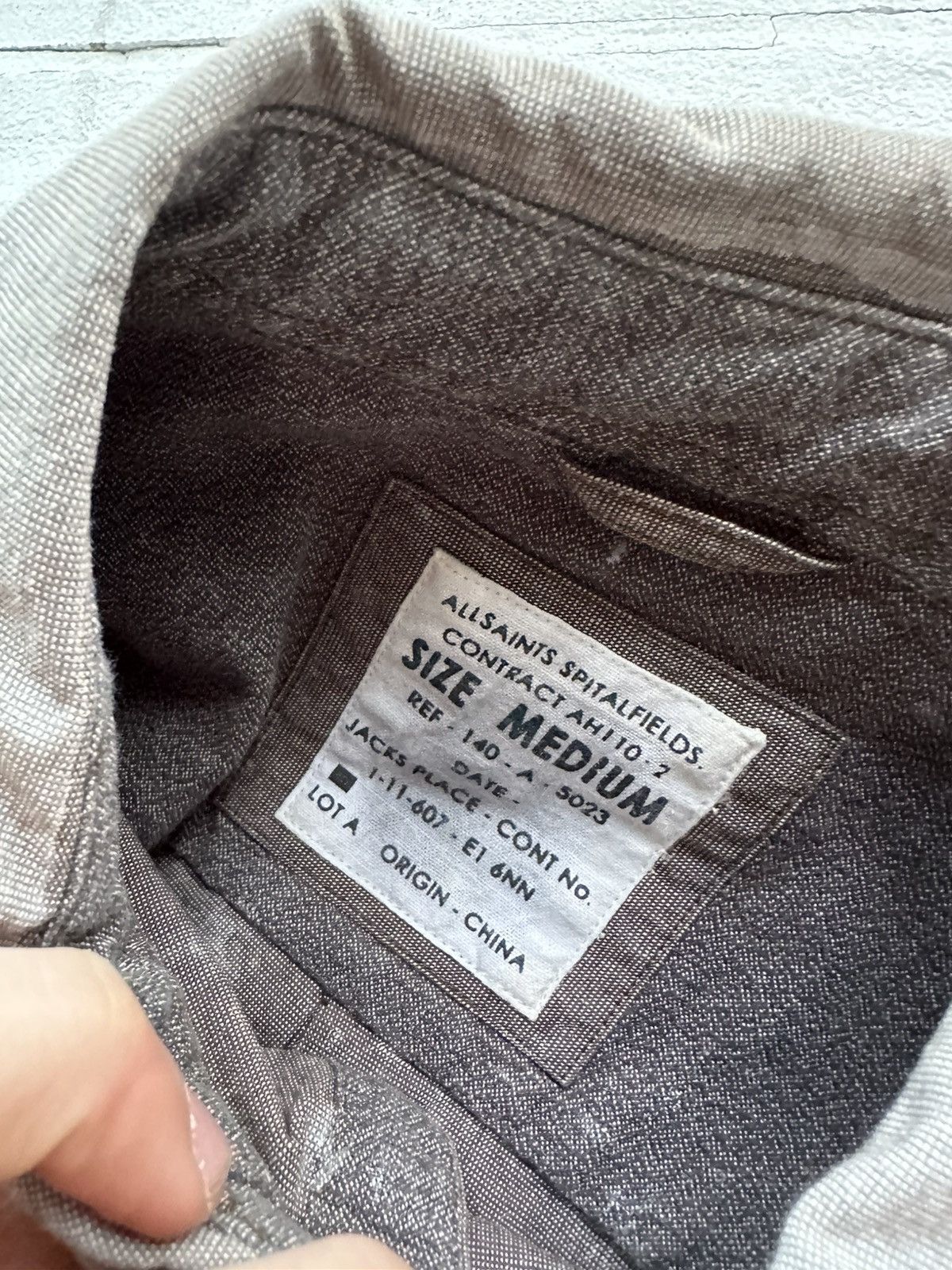 Allsaints 🚨Allsaints shirt overshot fade size medium painted Size US M / EU 48-50 / 2 - 4 Thumbnail
