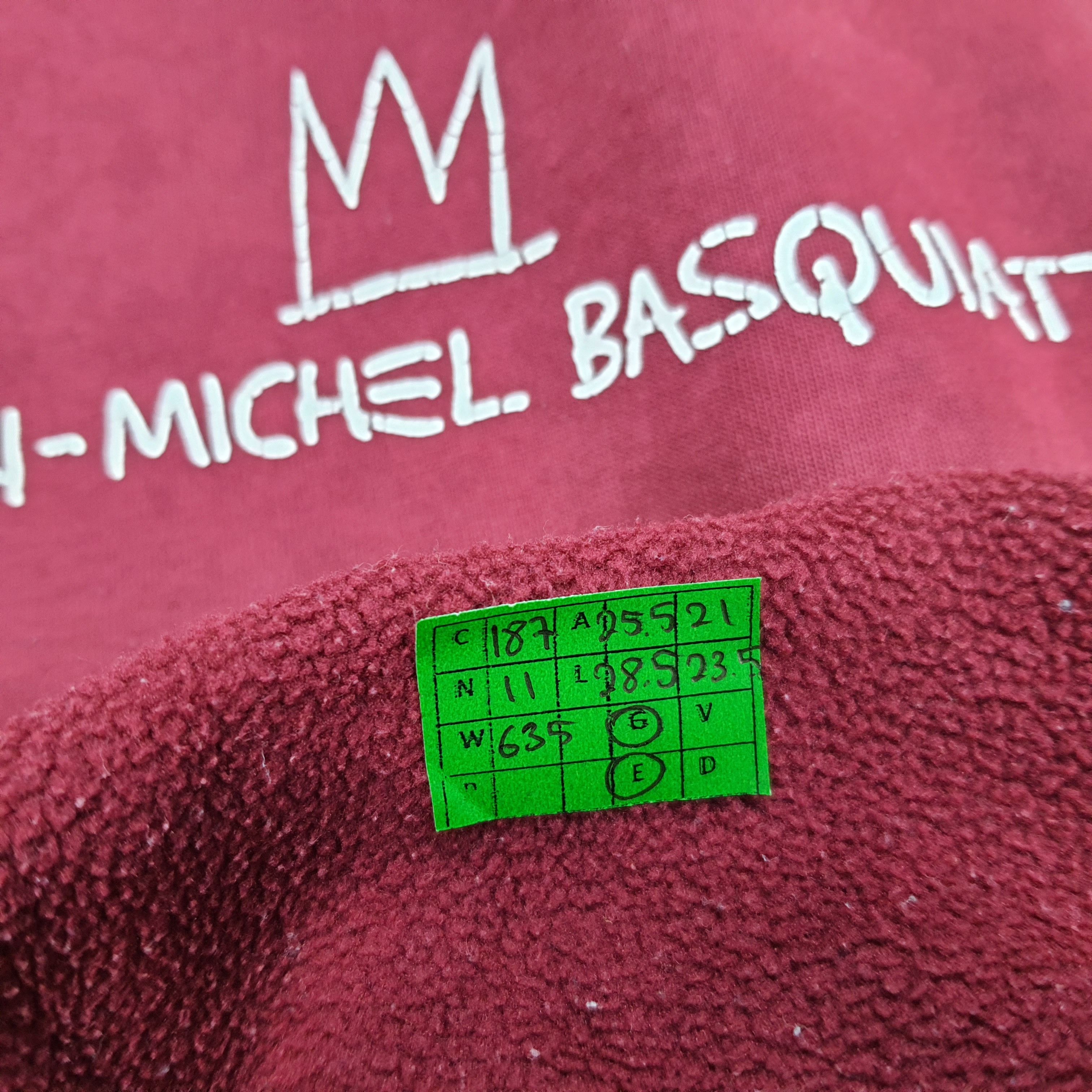 Jean-Michel Basquiat × Vintage Vintage Jean Michel Basquiat Streetwear Hoodie Size US XL / EU 56 / 4 - 10 Thumbnail