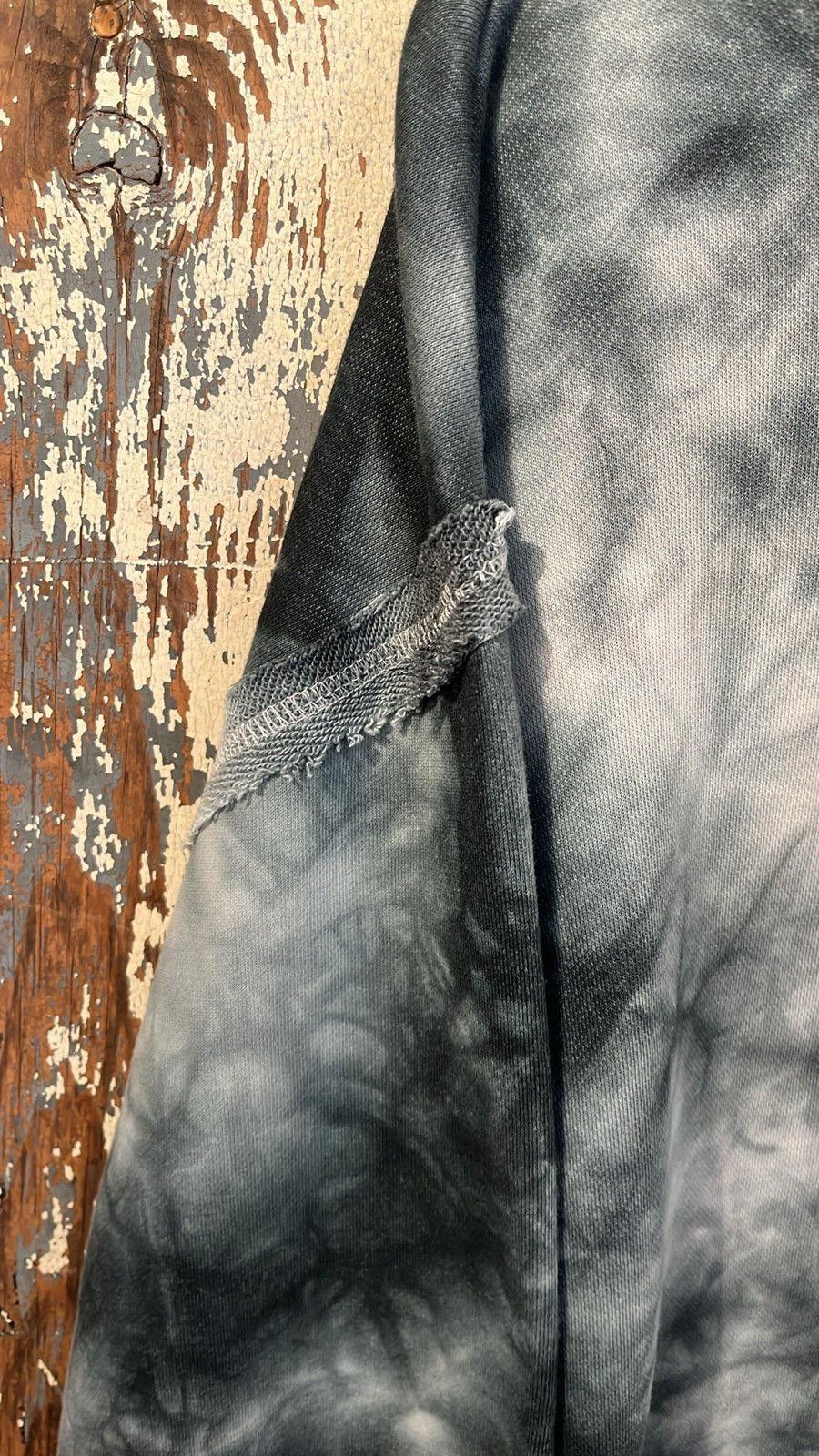 Designer POL Tie Dye cropped sweatshirt size Medium Gray Size M / US 6-8 / IT 42-44 - 2 Thumbnail