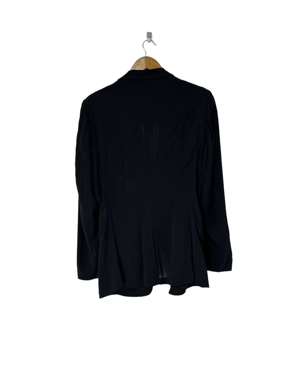 Yohji Yamamoto Yohji Yamamoto Y’s Rayon Jacket Design Rare Black Fashion Size US M / EU 48-50 / 2 - 2 Thumbnail
