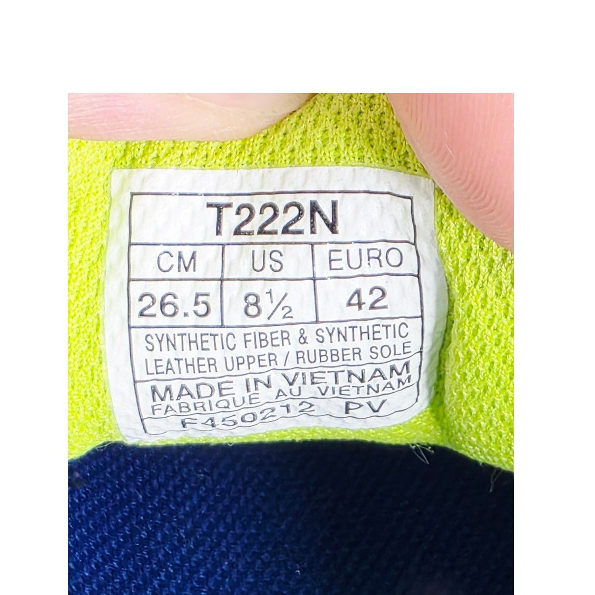 Asics Asics Blue Lime Running Shoes Men's Athletic Trainer Sneaker Size US 8.5 / EU 41-42 - 6 Thumbnail