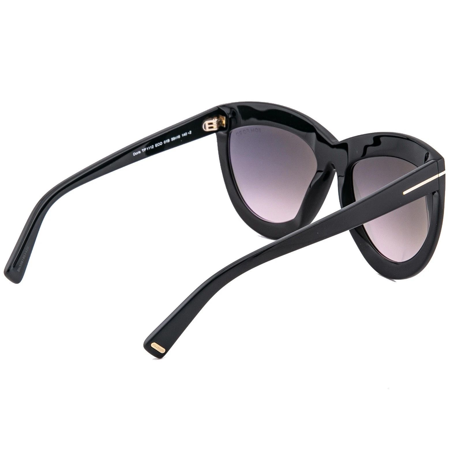 Tom Ford TOM FORD DORIS TF1112 01B Black Bold Sunglass 1112 FT1112 Size ONE SIZE - 5 Thumbnail