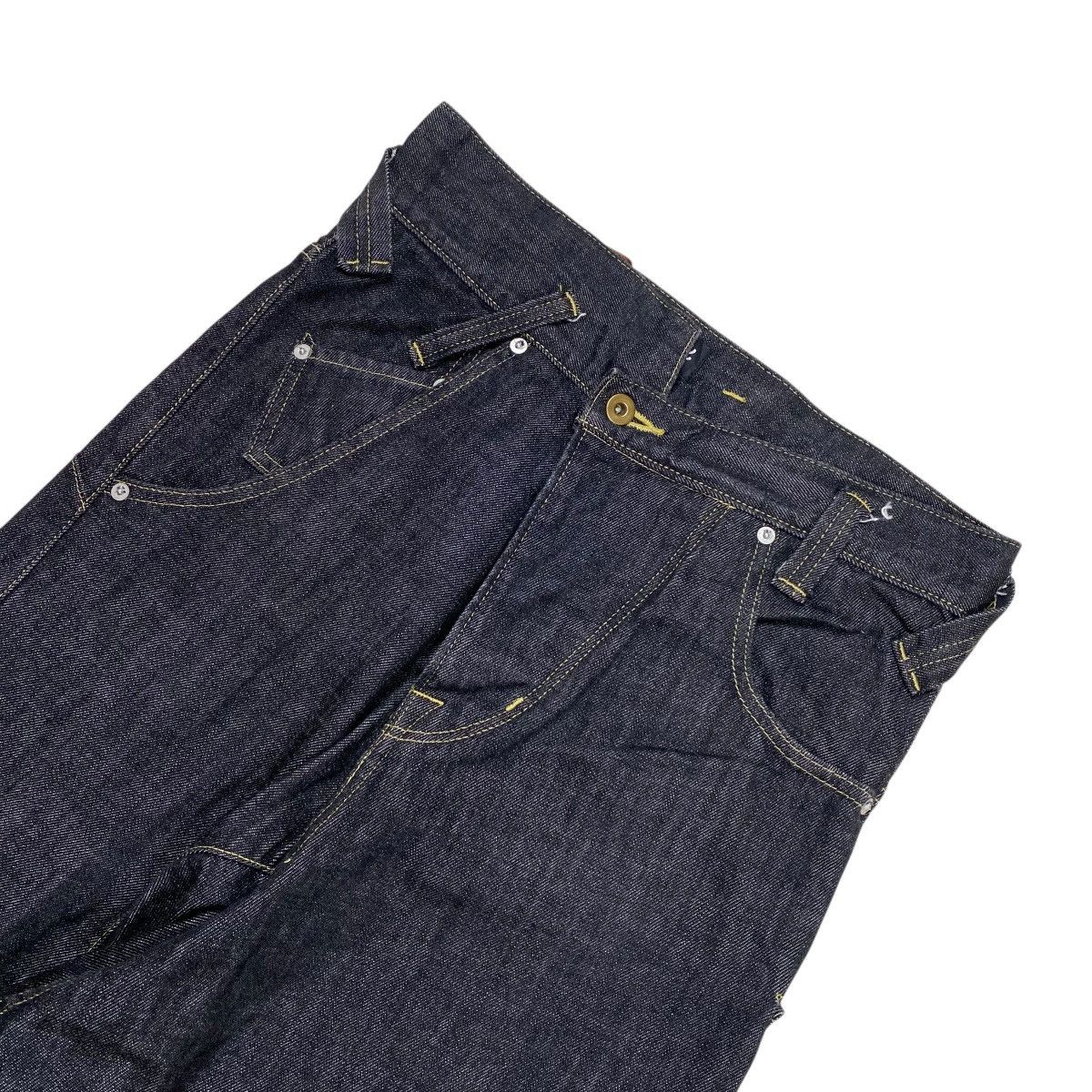 Comme des Garcons × Ganryu × Japanese Brand Ganryu Comme des Garcons Drop Crotch Blue Indigo Denim Pants Size US 30 / EU 46 - 6 Thumbnail