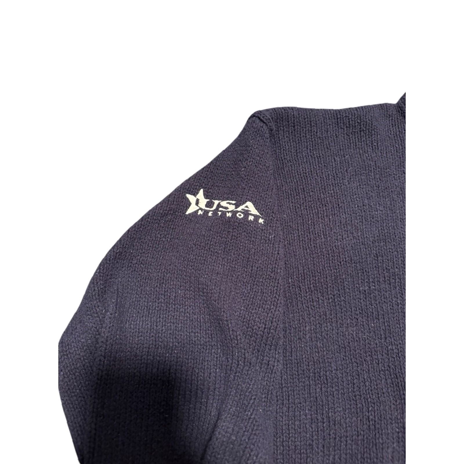 Polo Ralph Lauren VINTAGE Polo Ralph Lauren Sweater メンズ XL Navy USA Network Embroidered Logo Crew Neck Long Sleeve Cotton Pullover Classic Size US XL / EU 56 / 4 - 2 Thumbnail