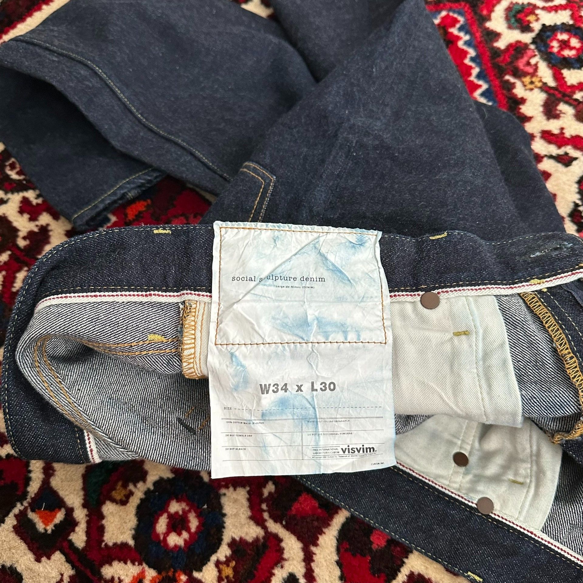 Visvim visvim 21AW 03 RAW Denim Jeans Size US 34 / EU 50 - 8 Thumbnail