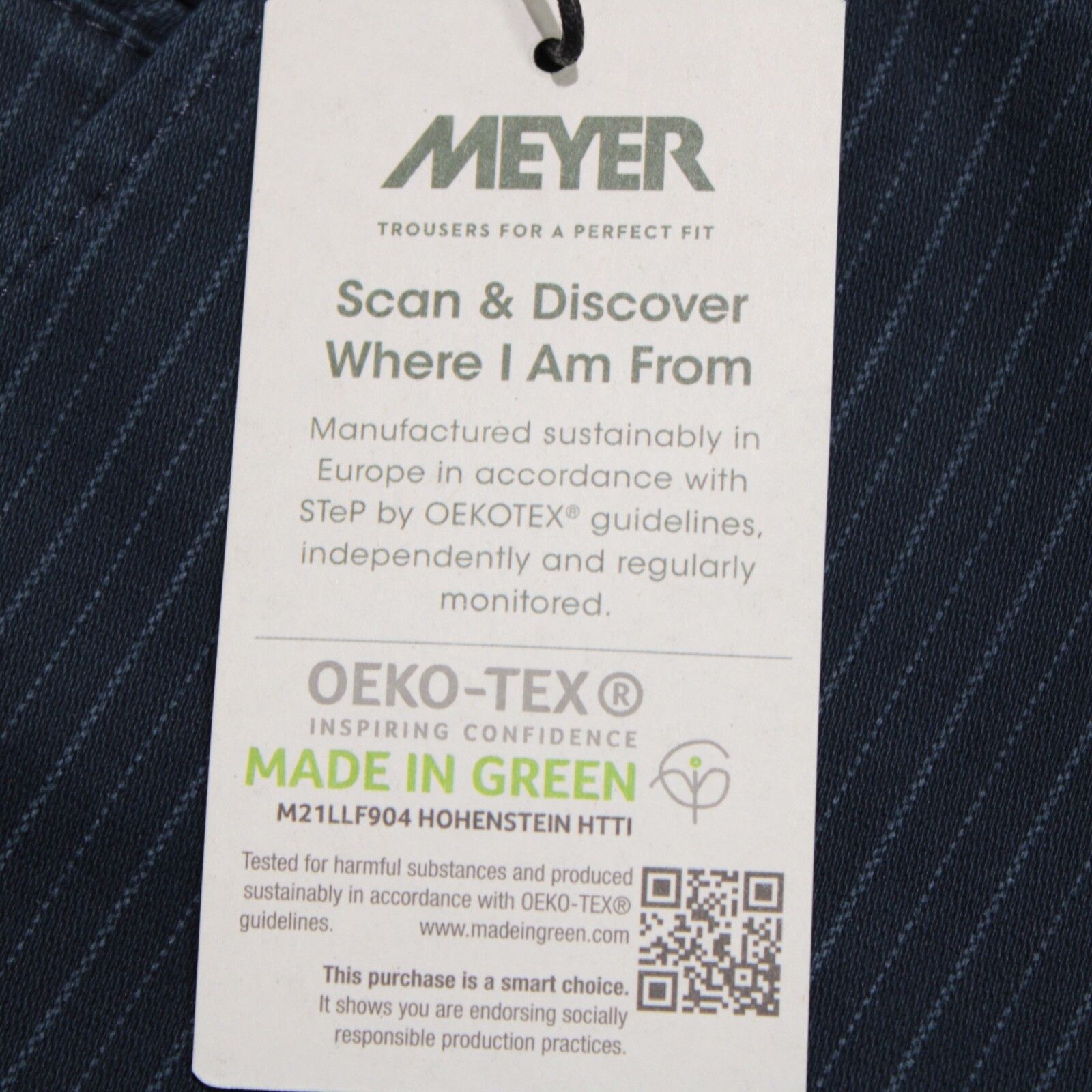 Other Meyer New with tags Chino Size 34 US In Blue Size US 34 / EU 50 - 4 Thumbnail