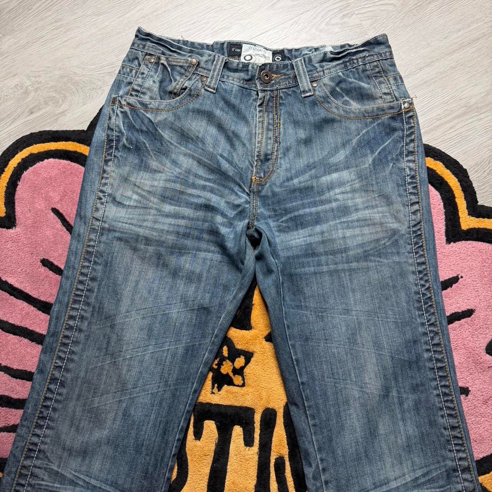 Vintage Vintage Y2K O’Look Flap Pocket Straight Leg Denim Jeans Size US 34 / EU 50 - 2 Thumbnail