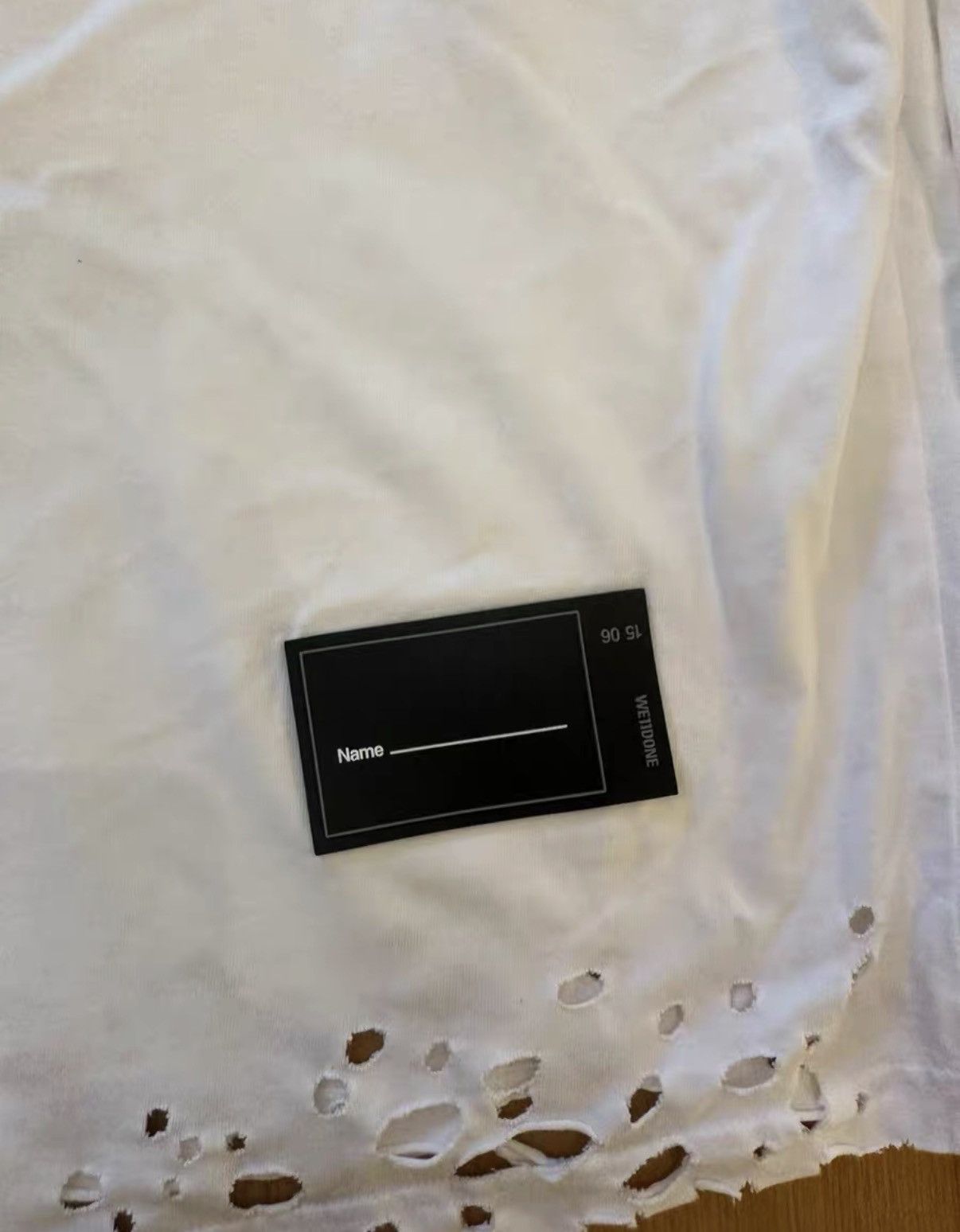 WE11DONE WE11DONE oversized long T-shirt Size US L / EU 52-54 / 3 - 4 Thumbnail