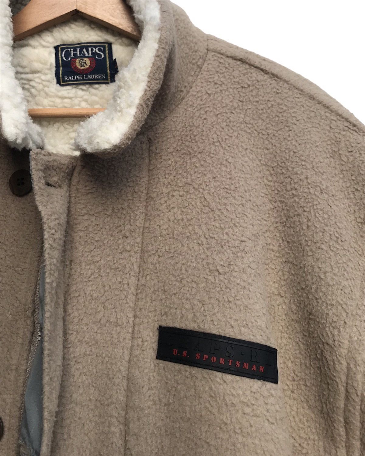 Chaps × Chaps Ralph Lauren × Ralph Lauren Vintage Chaps Ralph Lauren Field Coat Sherpa Fleece Lined Size US L / EU 52-54 / 3 - 6 Thumbnail