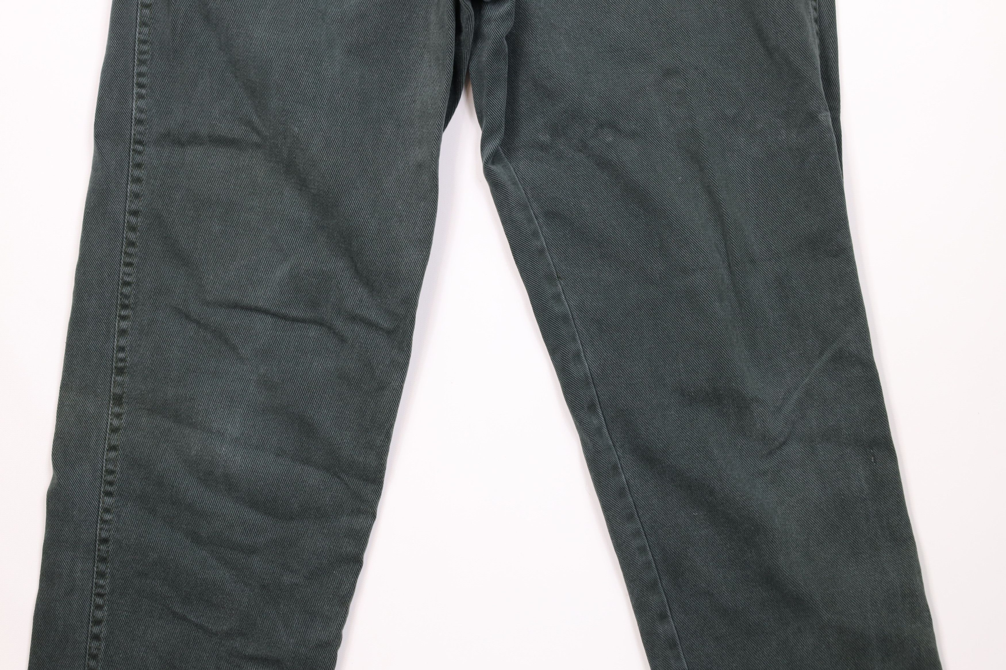 Vintage Vintage 90s Streetwear Straight Leg Denim Jeans Green USA Size US 30 / EU 46 - 3 Thumbnail
