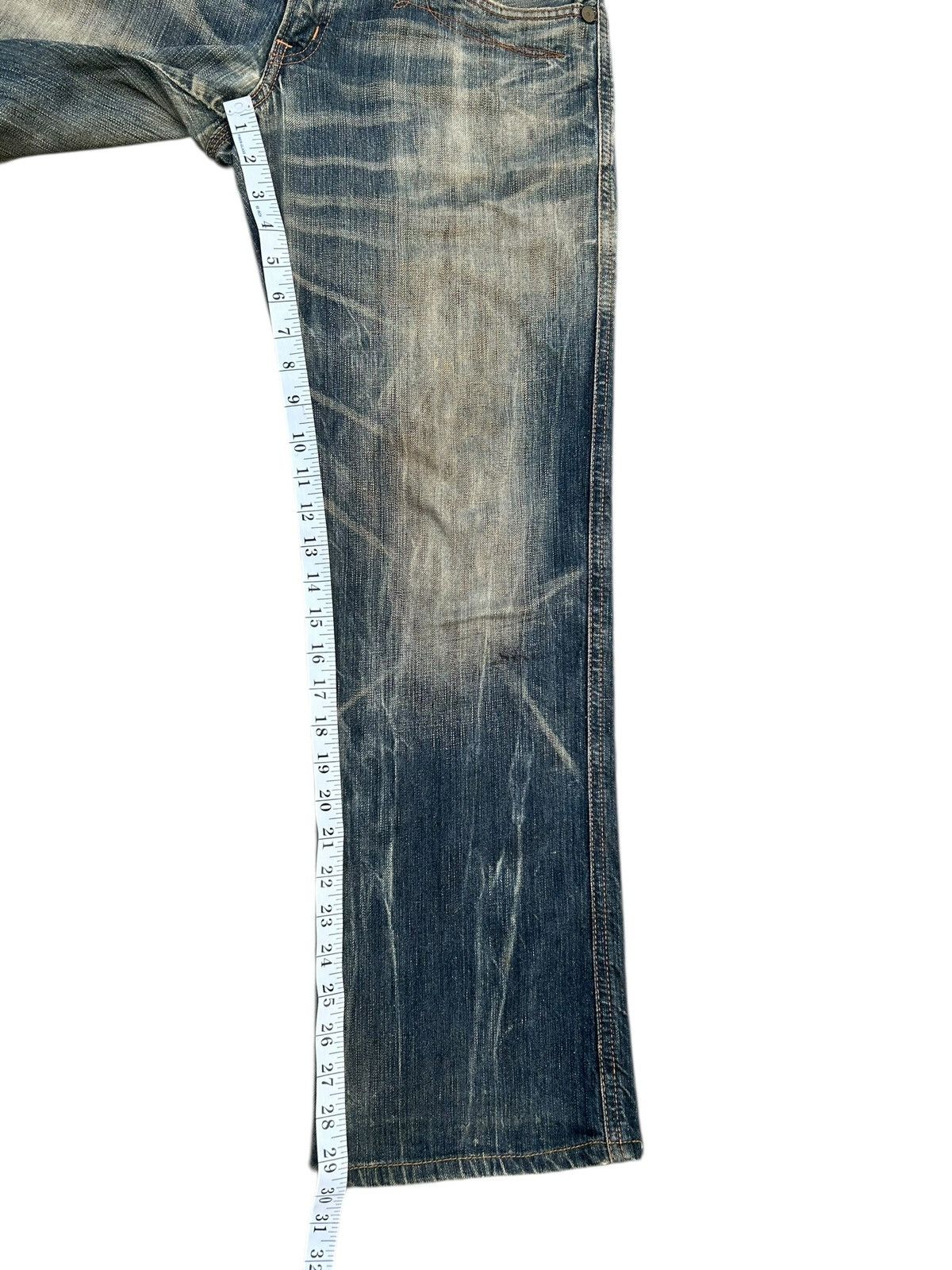 Kapital Vintage Edwin Rusty Mudwash Distressed Denim Jeans Size US 32 / EU 48 - 21 Thumbnail