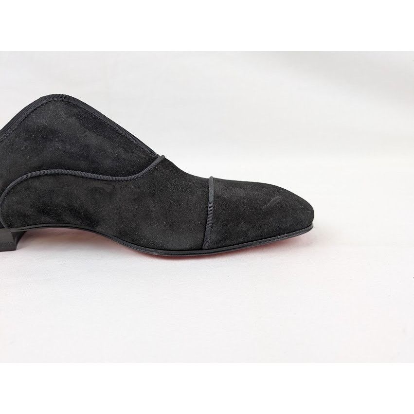Christian Louboutin o1rshd1 Alpha Male Flat Shoes in Black Size US 8.5 / EU 41-42 - 2 Thumbnail