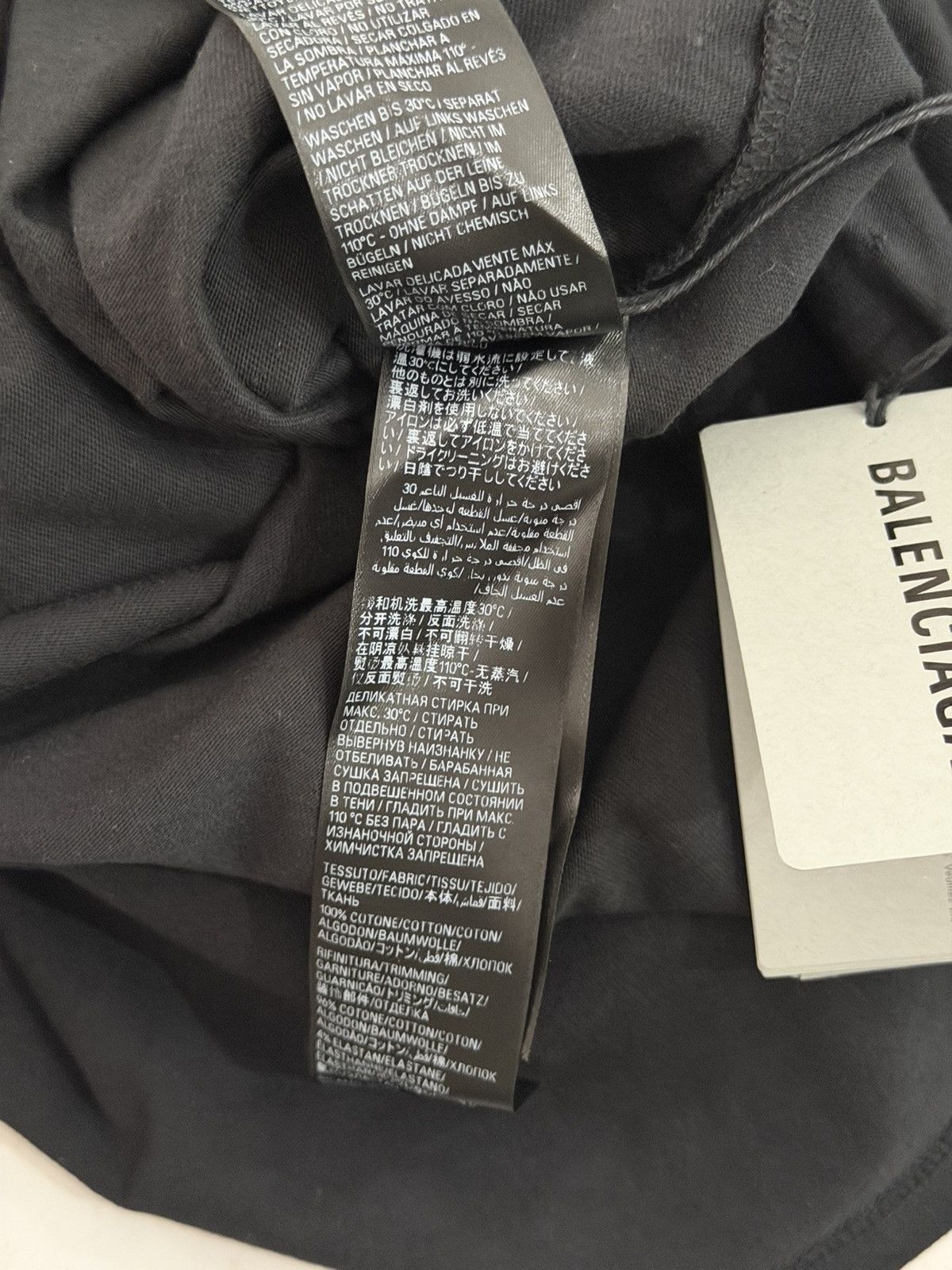 Balenciaga Balenciaga Graffiti Tshirt Black Sz.1 Oversized Size US S / EU 44-46 / 1 - 10 Thumbnail