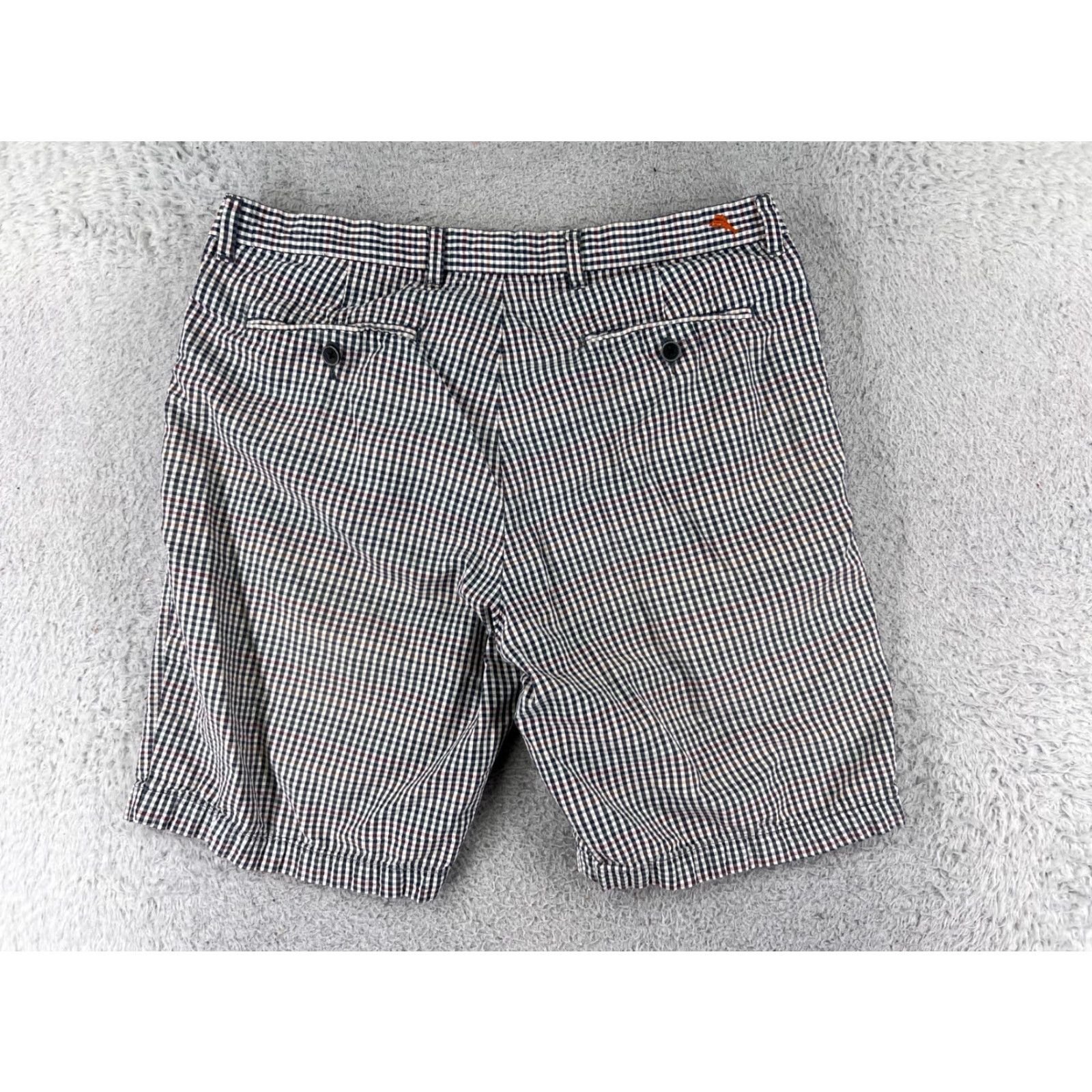Tommy Bahama Tommy Bahama Shorts Men 33 Blue Red Green White Gingham Plaid 100% Cotton Size US 33 - 2 Thumbnail