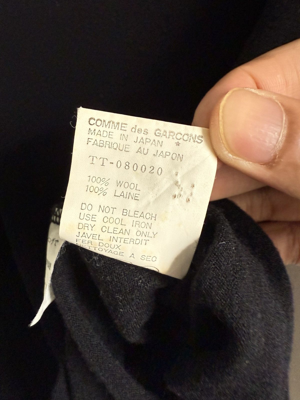 Comme des Garcons Vintage Tricot Comme des garcons black long sleeves Size US M / EU 48-50 / 2 - 8 Thumbnail