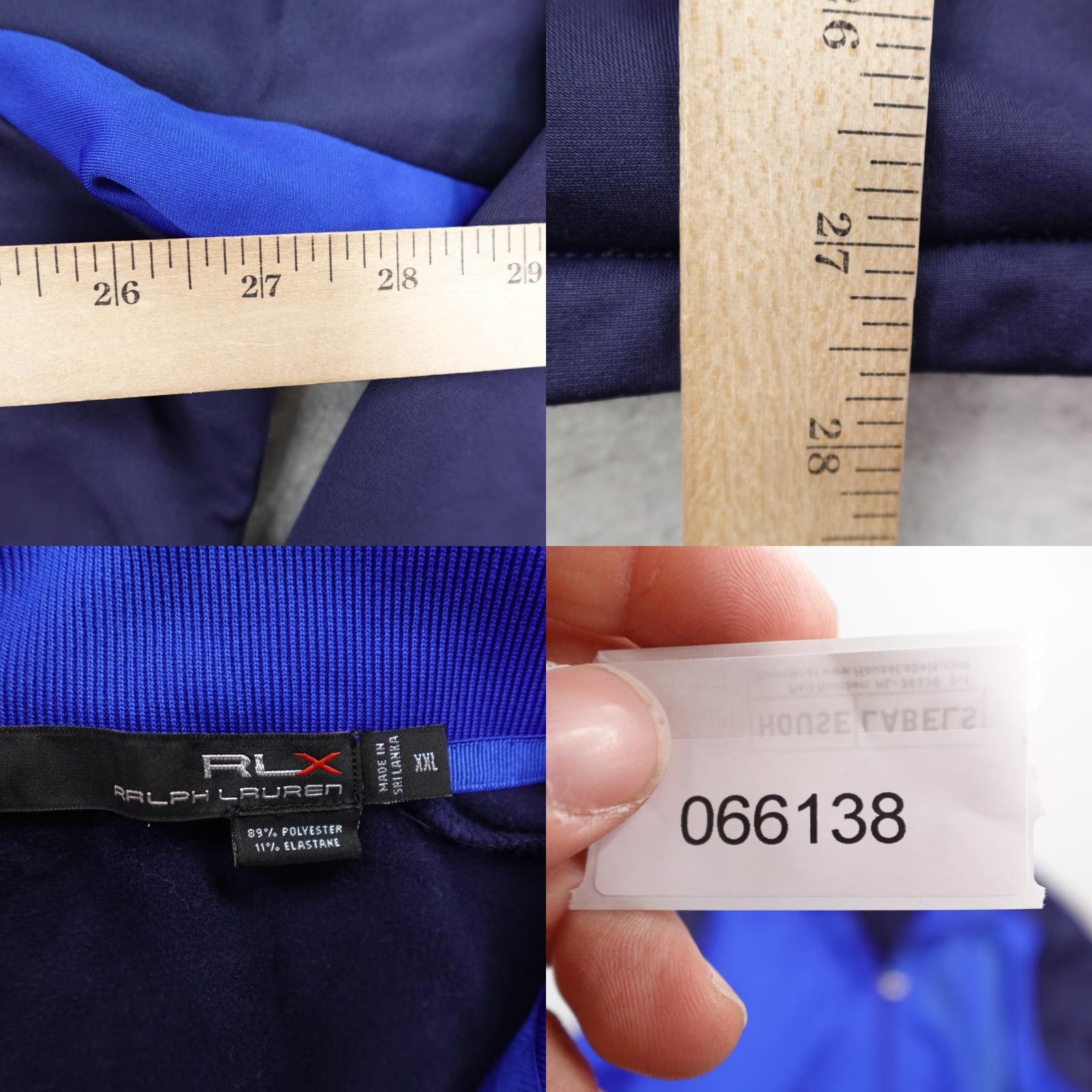 Polo Ralph Lauren RLX Ralph Lauren Jacket Mens 2XL Navy Blue Full Zip Up Performance Fleece Coat Size US XXL / EU 58 / 5 - 8 Thumbnail