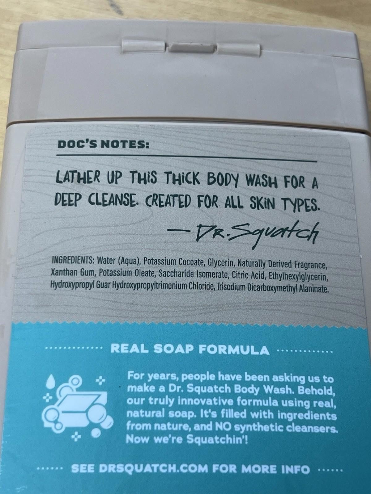 Other DR. SQUATCH Non Exfoliat Body Wash Coconut Castaway 14 fl oz Size ONE SIZE - 12 Thumbnail