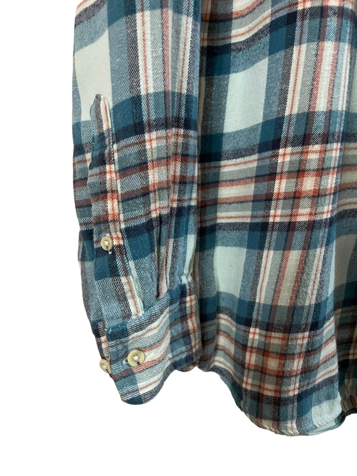 Japanese Brand × Uniqlo Vintage Uniqlo Travis Scott Style Tartan Plaid Flannel Size US M / EU 48-50 / 2 - 6 Thumbnail